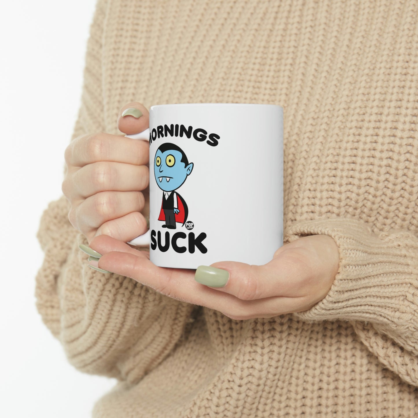 MORNING SUCK DRACULA COFFEE MUG