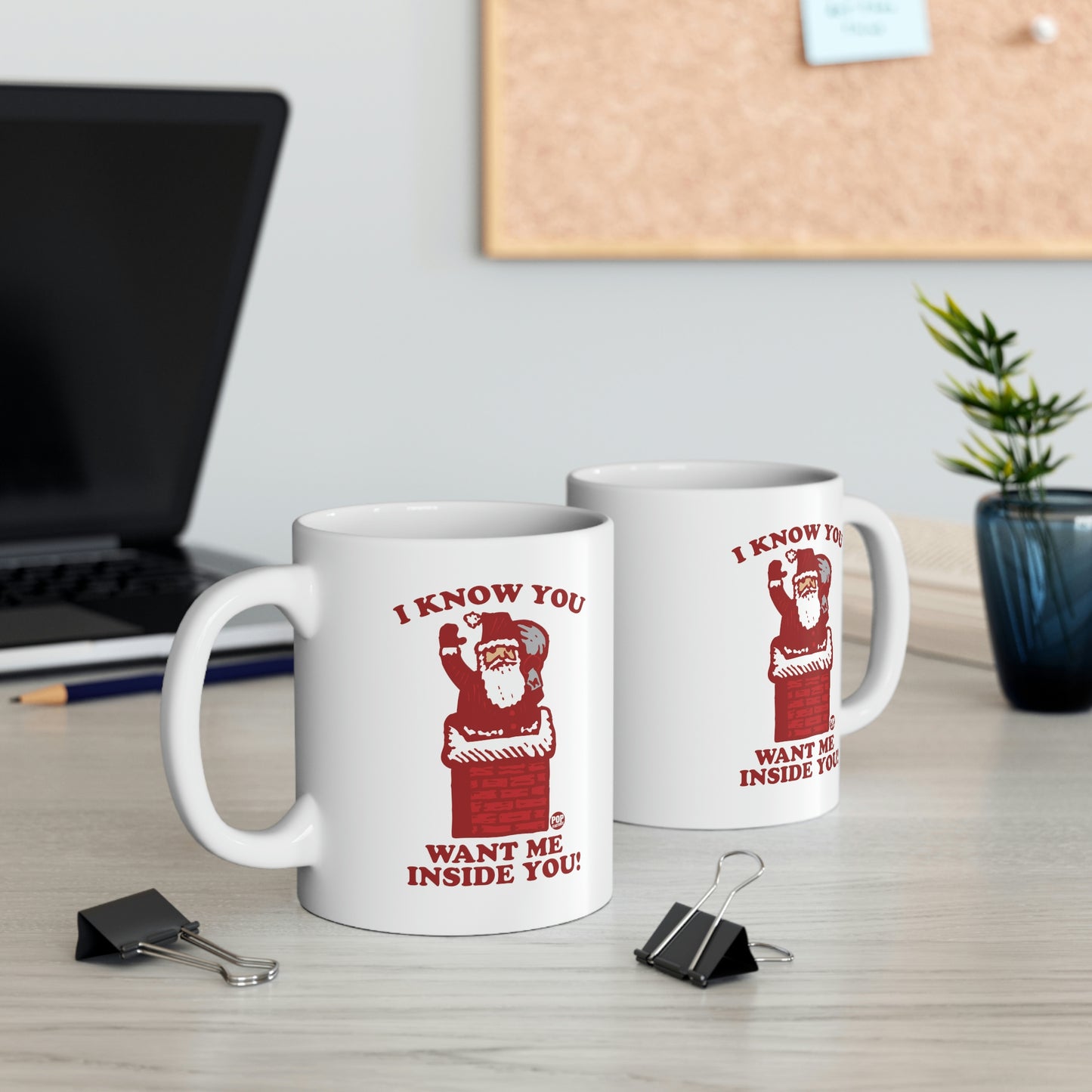 Santa Inside You Chimney Mug