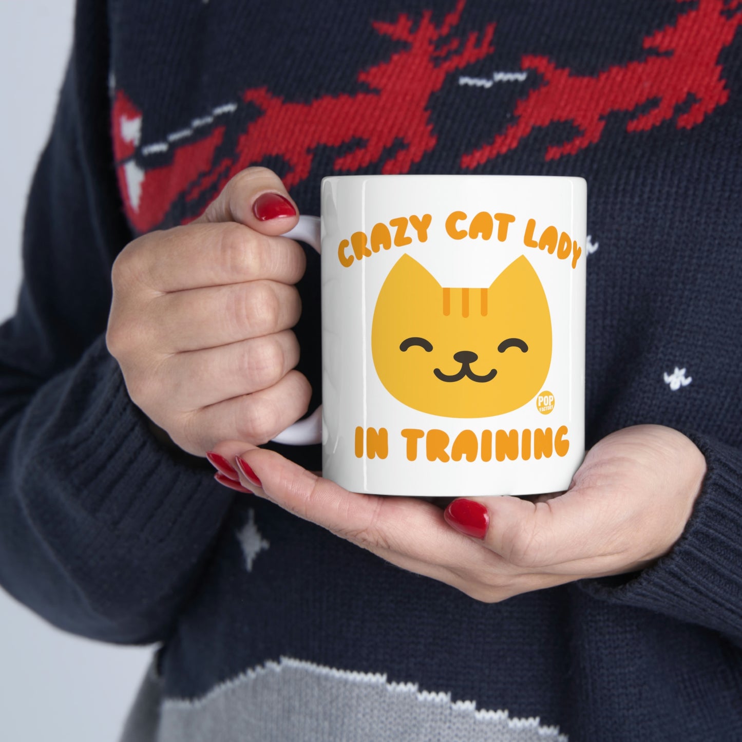 CRAZY CAT LADYIN TRAINING COFFEE MUG