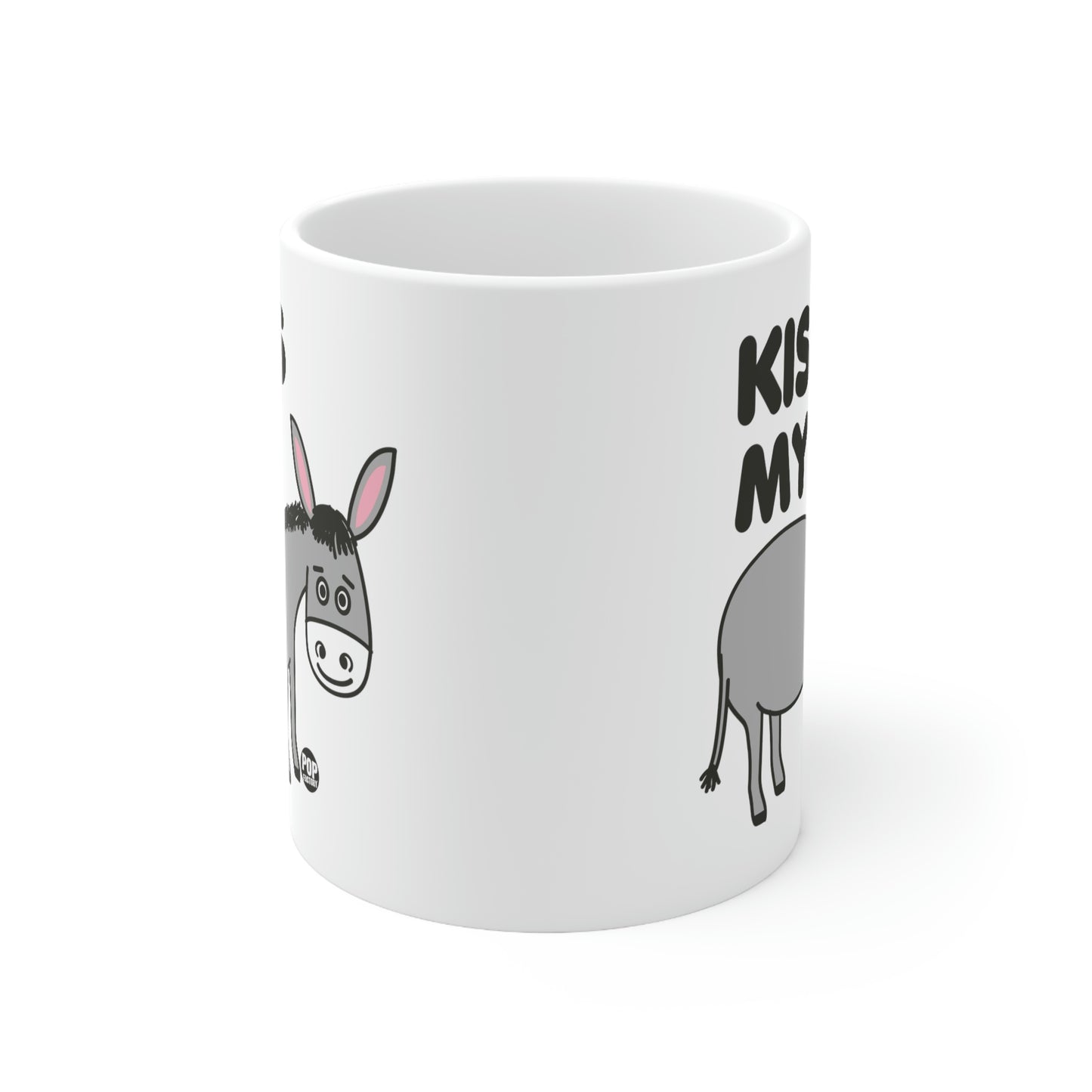 Kiss My Ass Donkey Coffee Mug