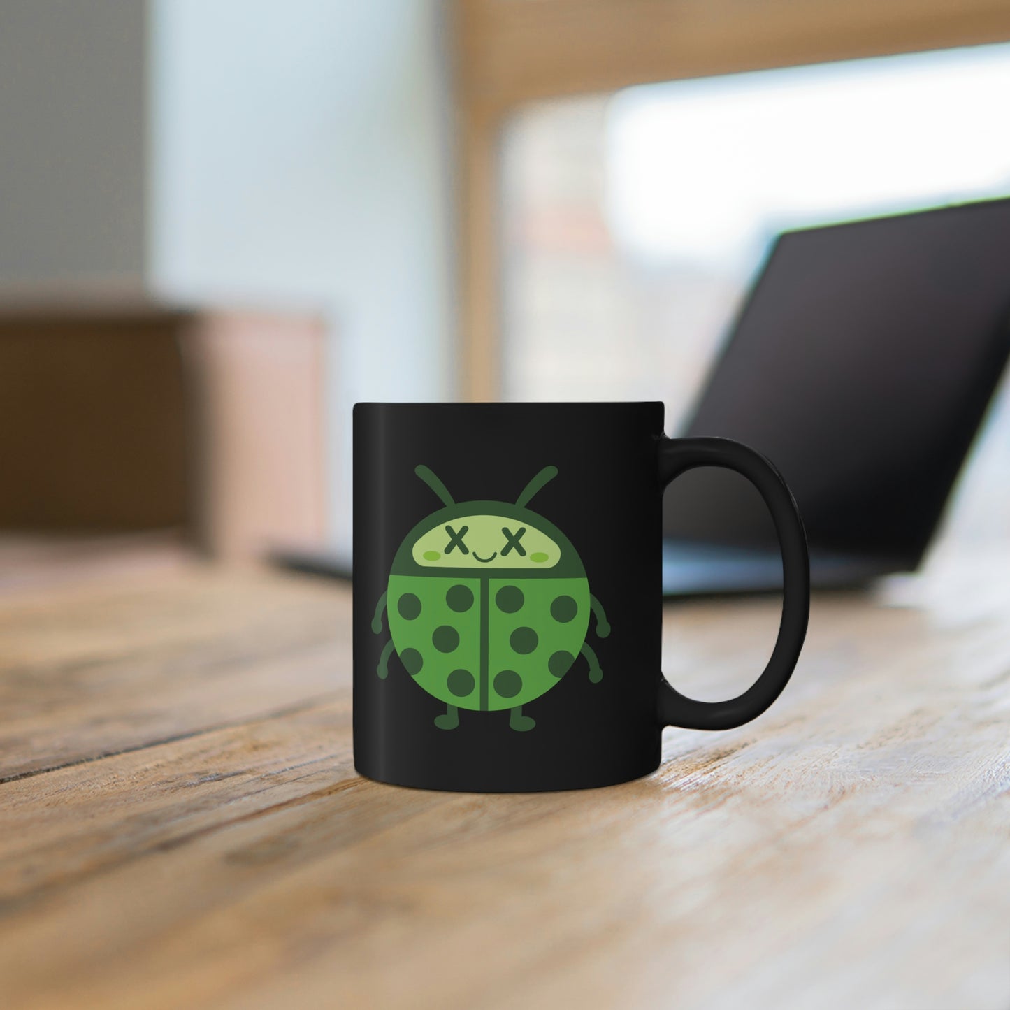 DEADIMALS LADYBUG COFFEE MUG - Halloween Edition