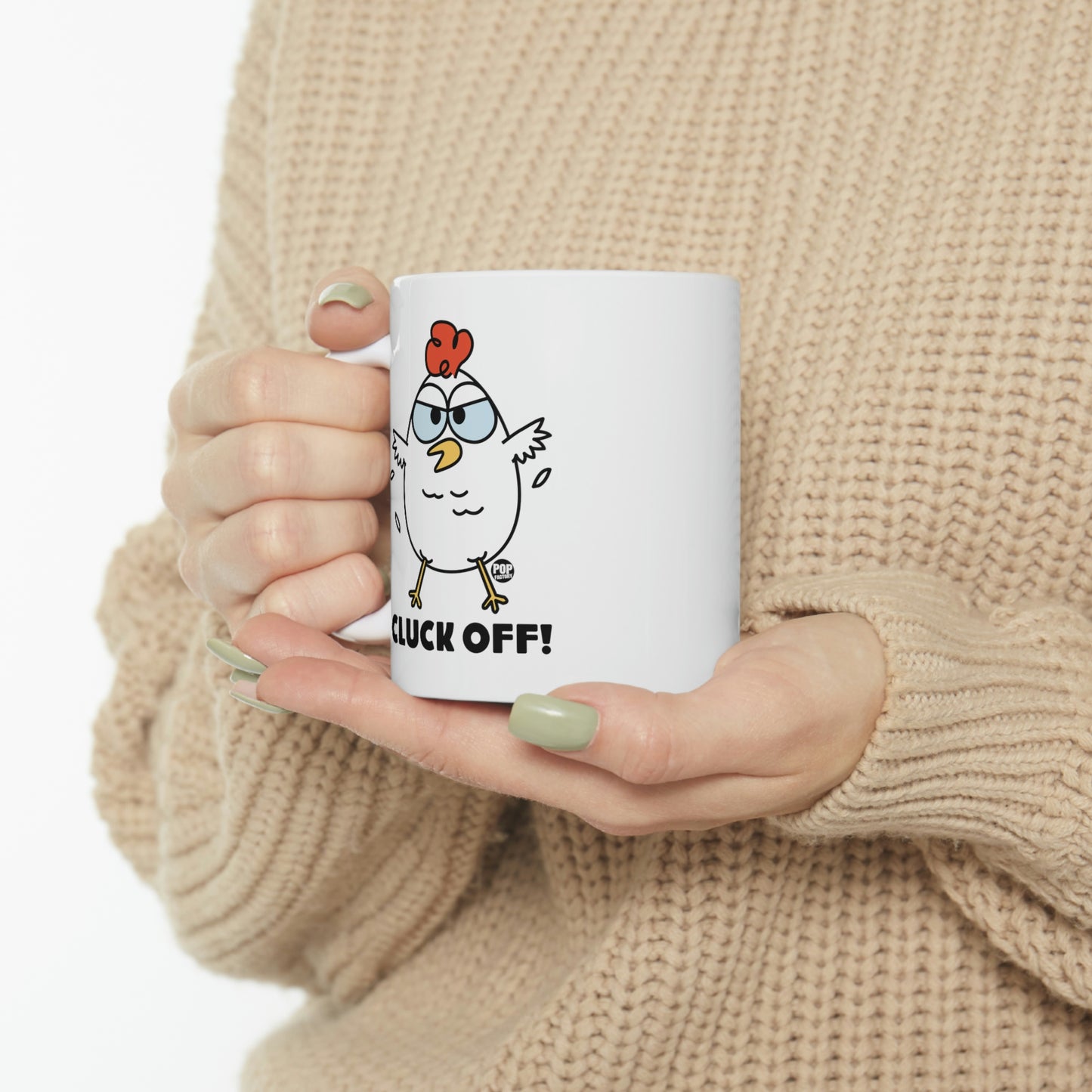 CLUCK OFF COFFEE MUG