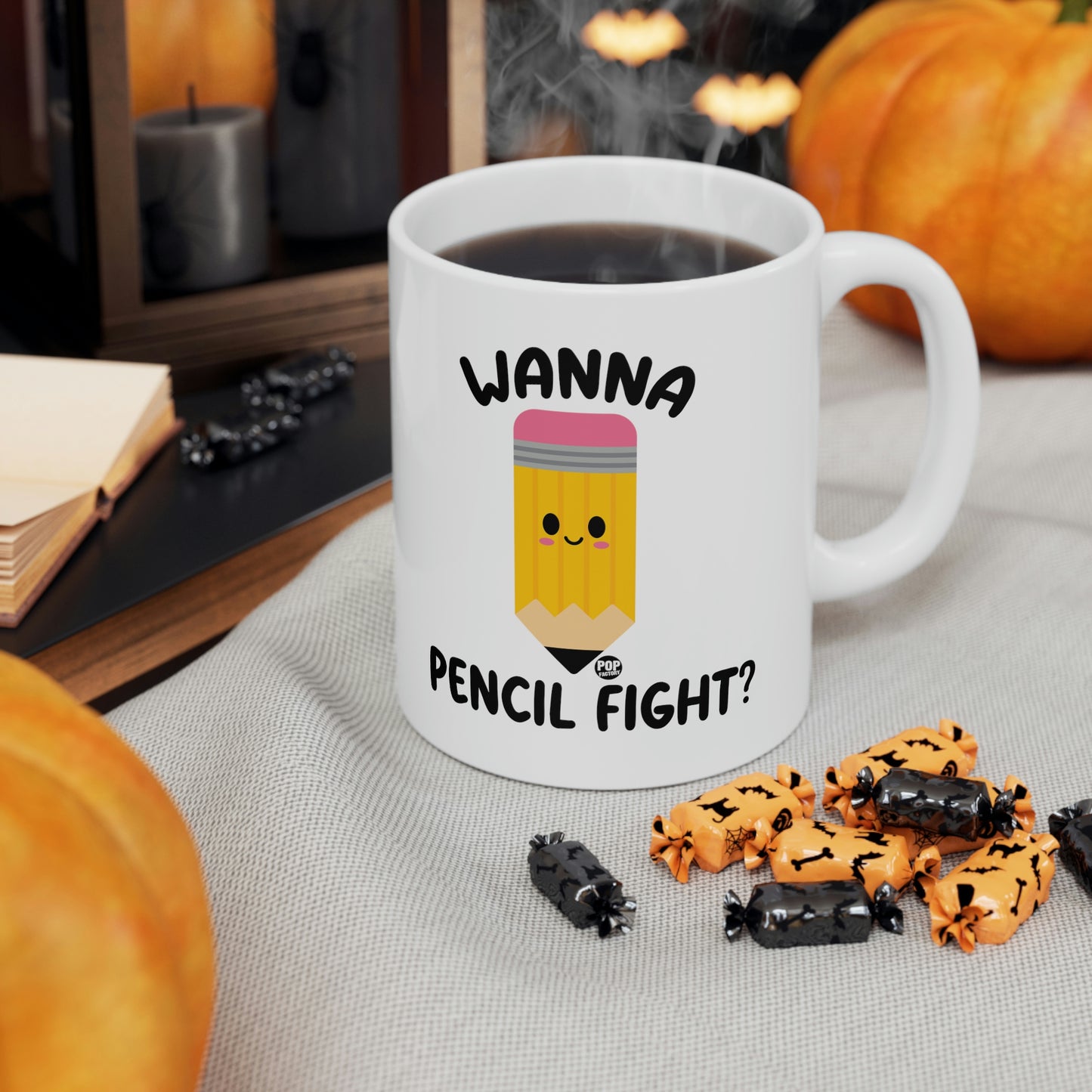 Wanna Pencil Fight Mug