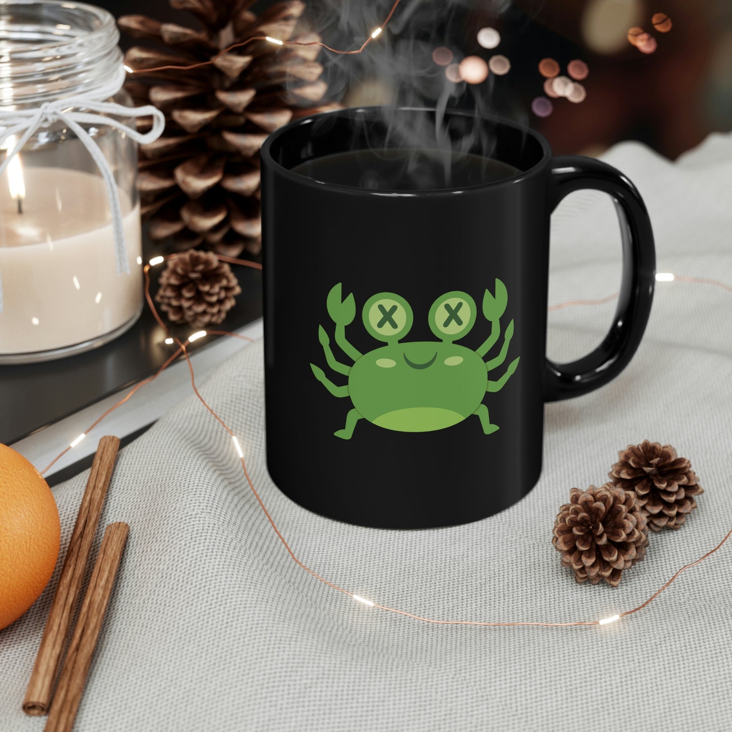 DEADIMALS CRAB COFFEE MUG - Halloween Edition