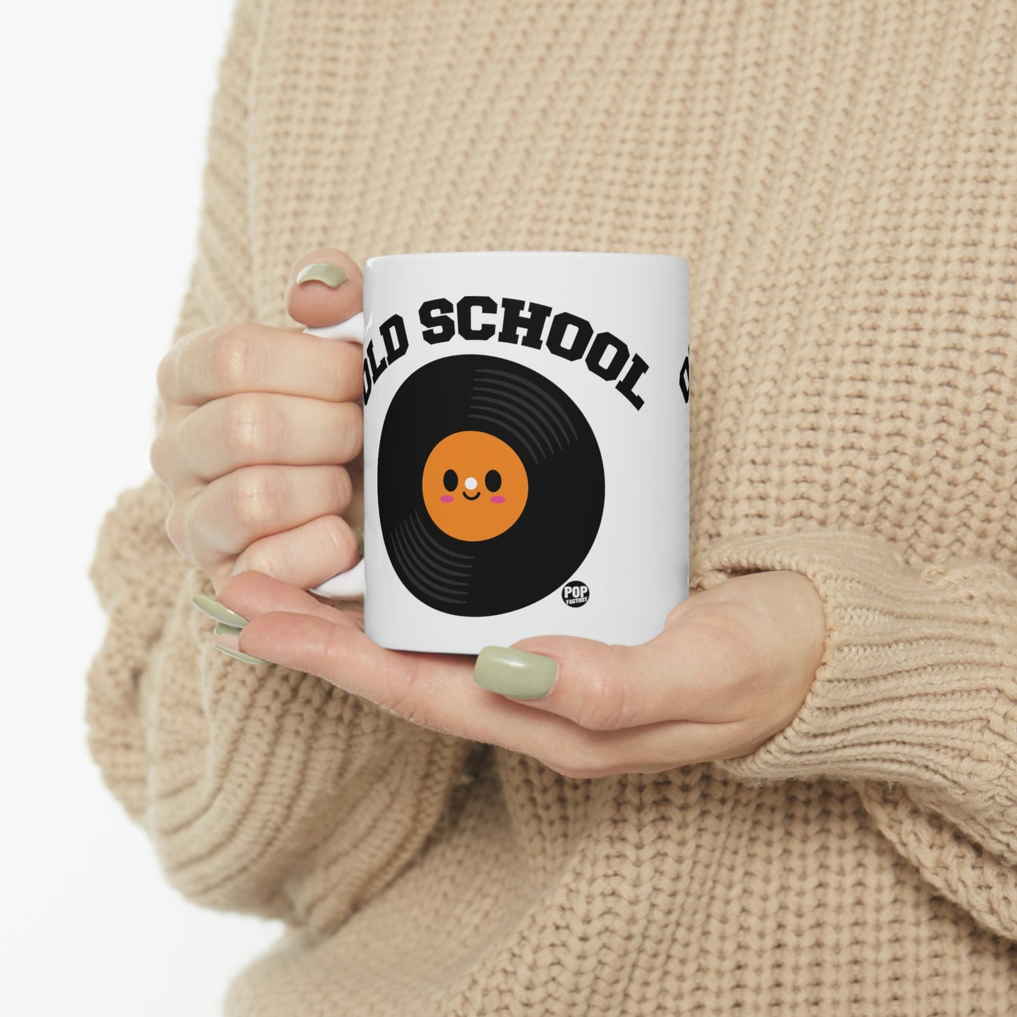 OLD SCHOOL RECORD COFFEE  MUG
