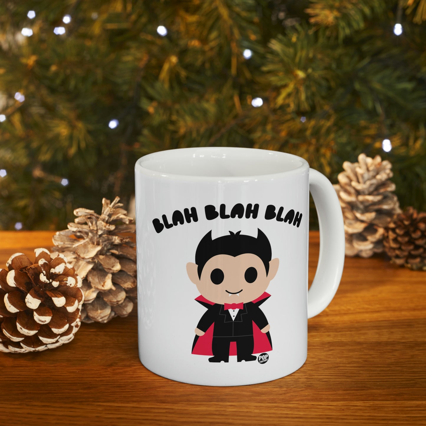 BLAH BLAH DRACULA COFFEE MUG