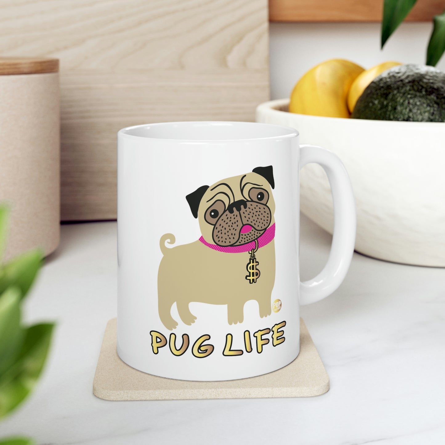 PUG LIFE #2 COFFEE MUG