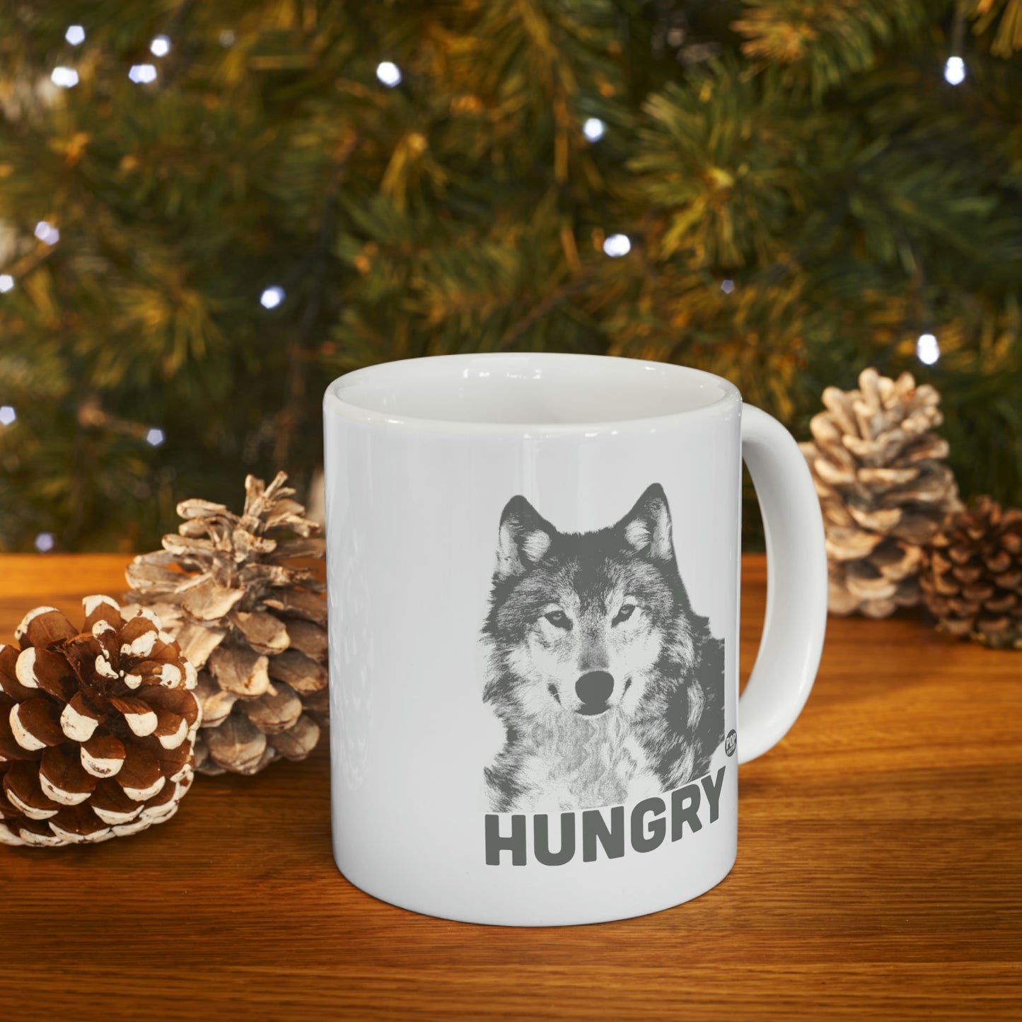 HUNGRY WOLF COFFEE MUG