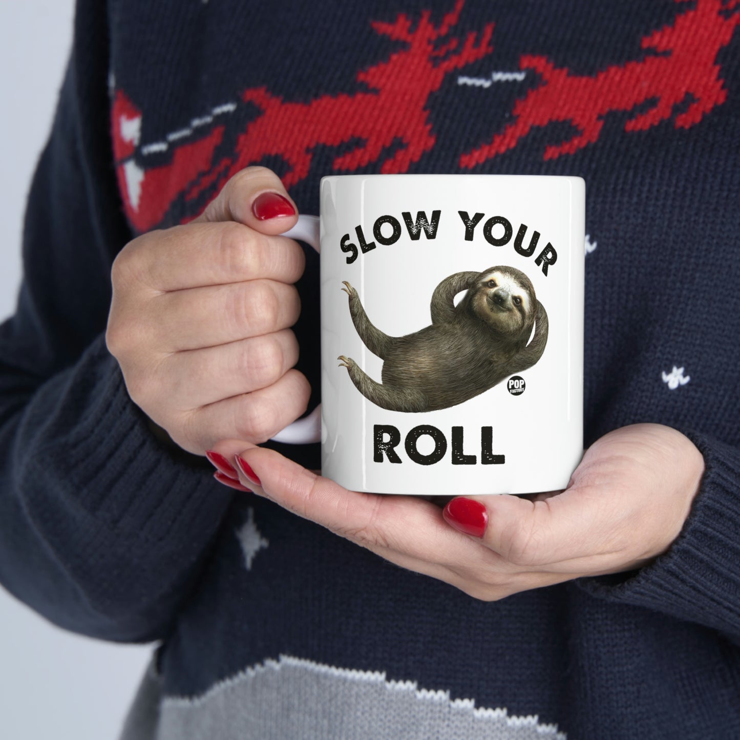 Slow Your Roll Sloth Mug