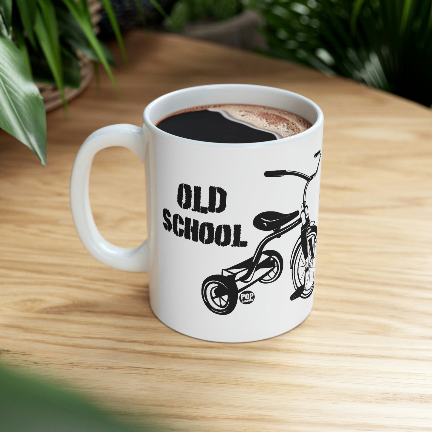 OLD SCHOOL BIKE COFFEE MUG