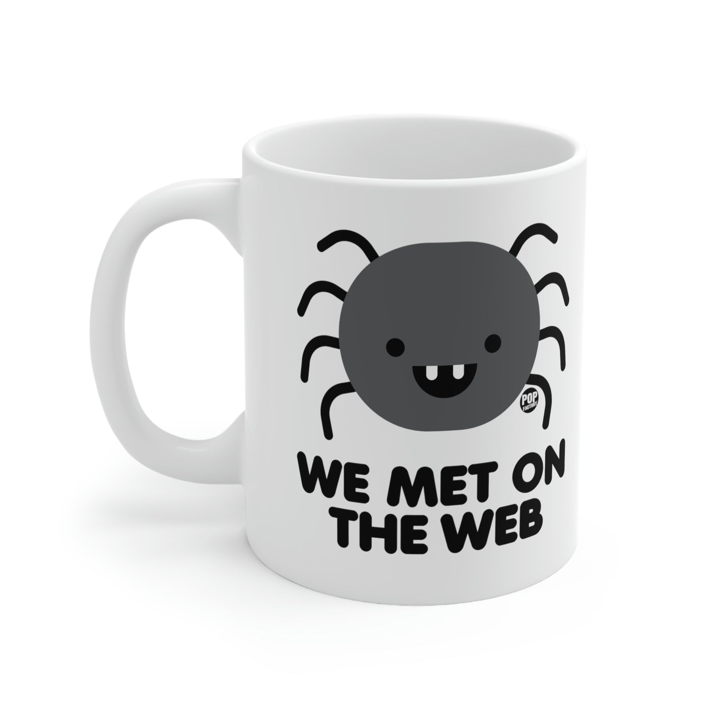 We Met On Web Spider Mug