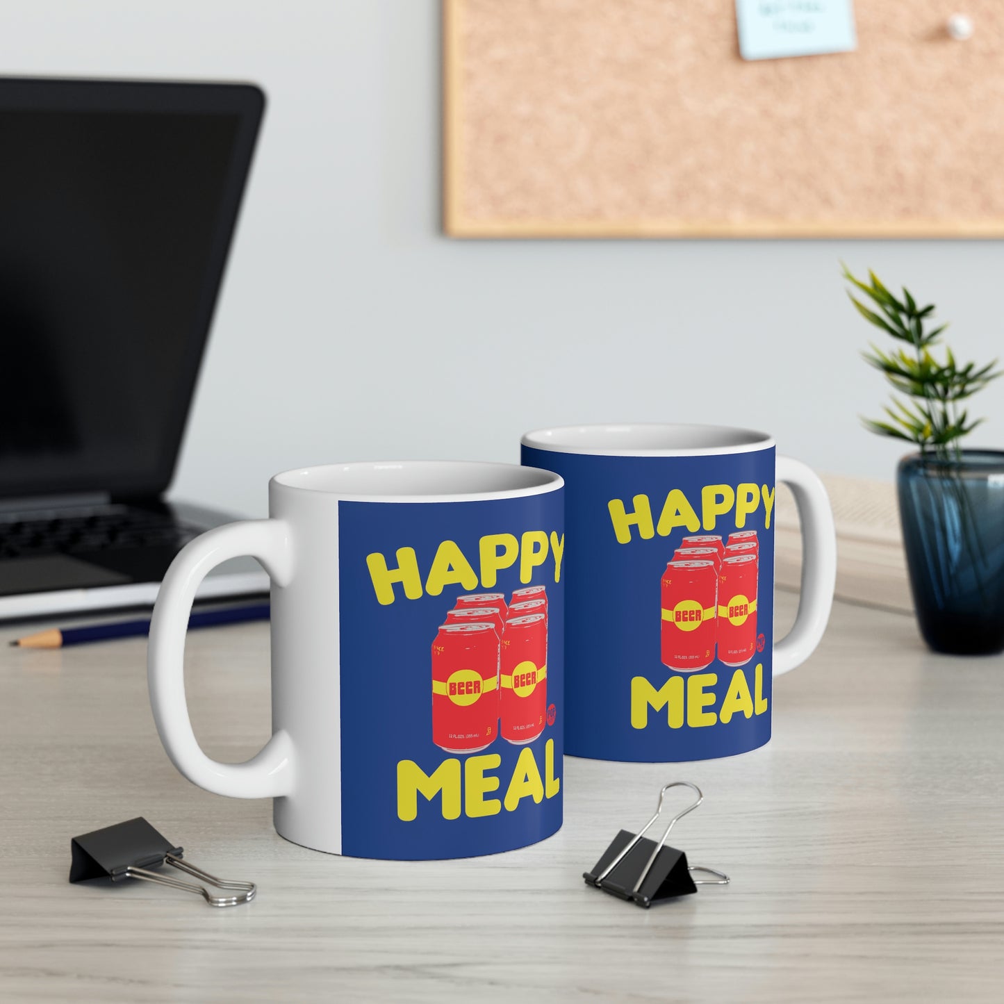 HAPPY MEAL BEER COFFEE MUG