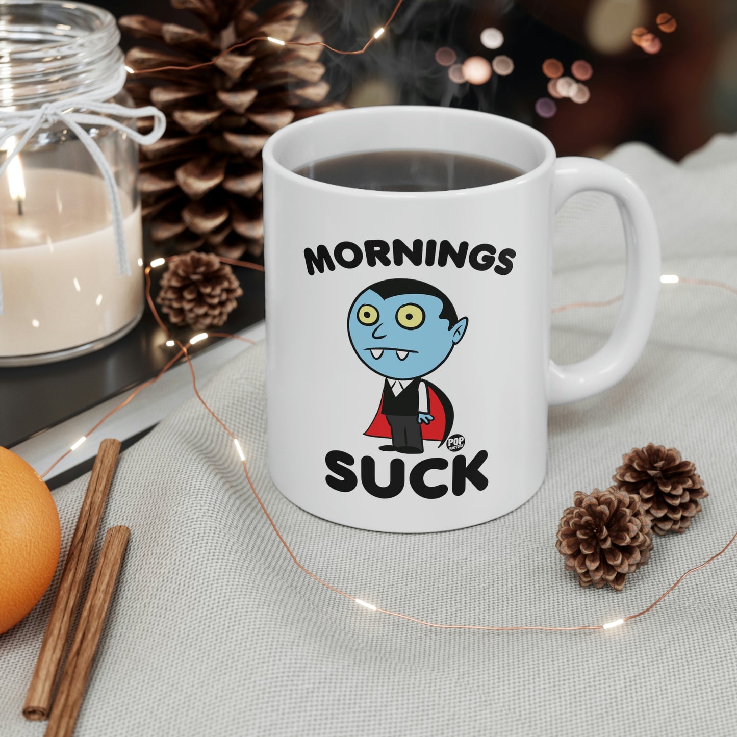 MORNING SUCK DRACULA COFFEE MUG