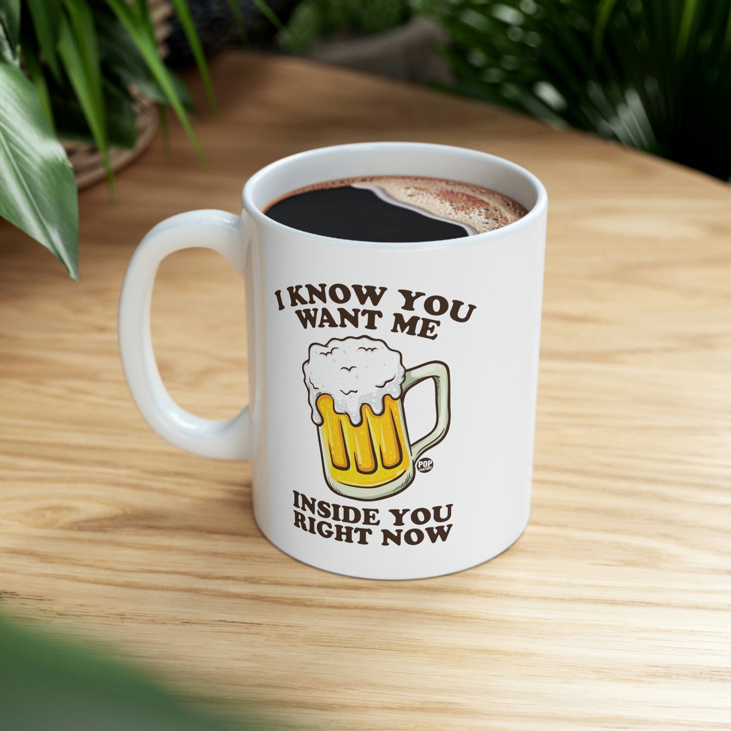 Want You Inside Me Beer Mug