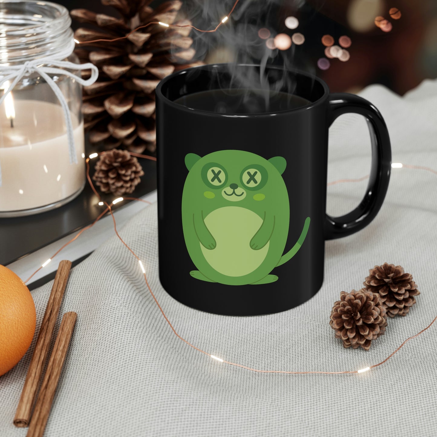 DEADIMALS MEERKAT COFFEE MUG - Halloween Edition