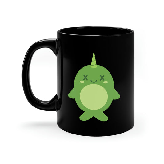 DEADIMALS NARWHAL COFFEE MUG - Halloween Edition