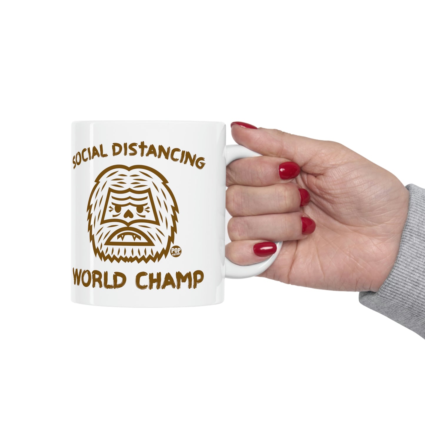 Social Distancing Champ Bigfoot Mug