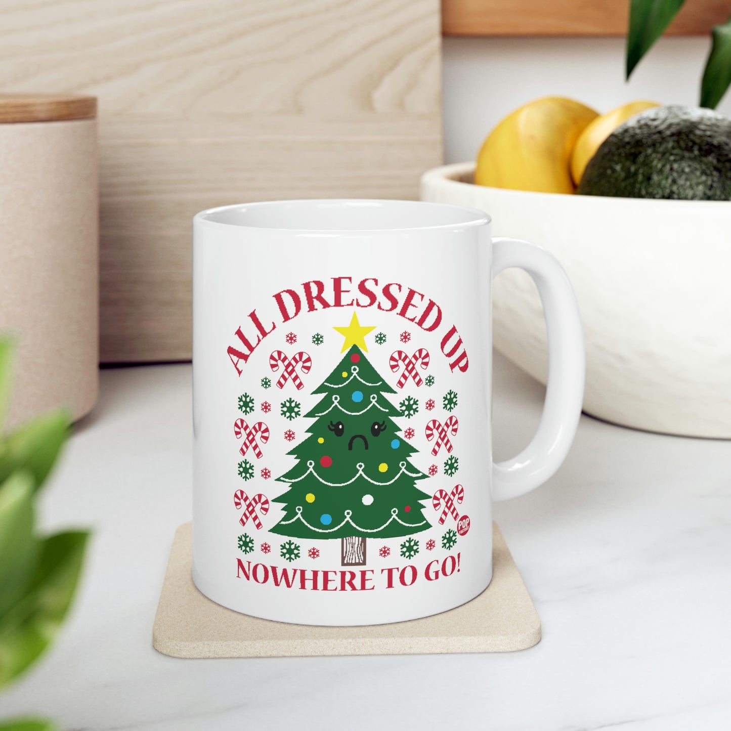 ALL DRESSED UP X-MAS TREE - 11 Oz COFFEE MUG