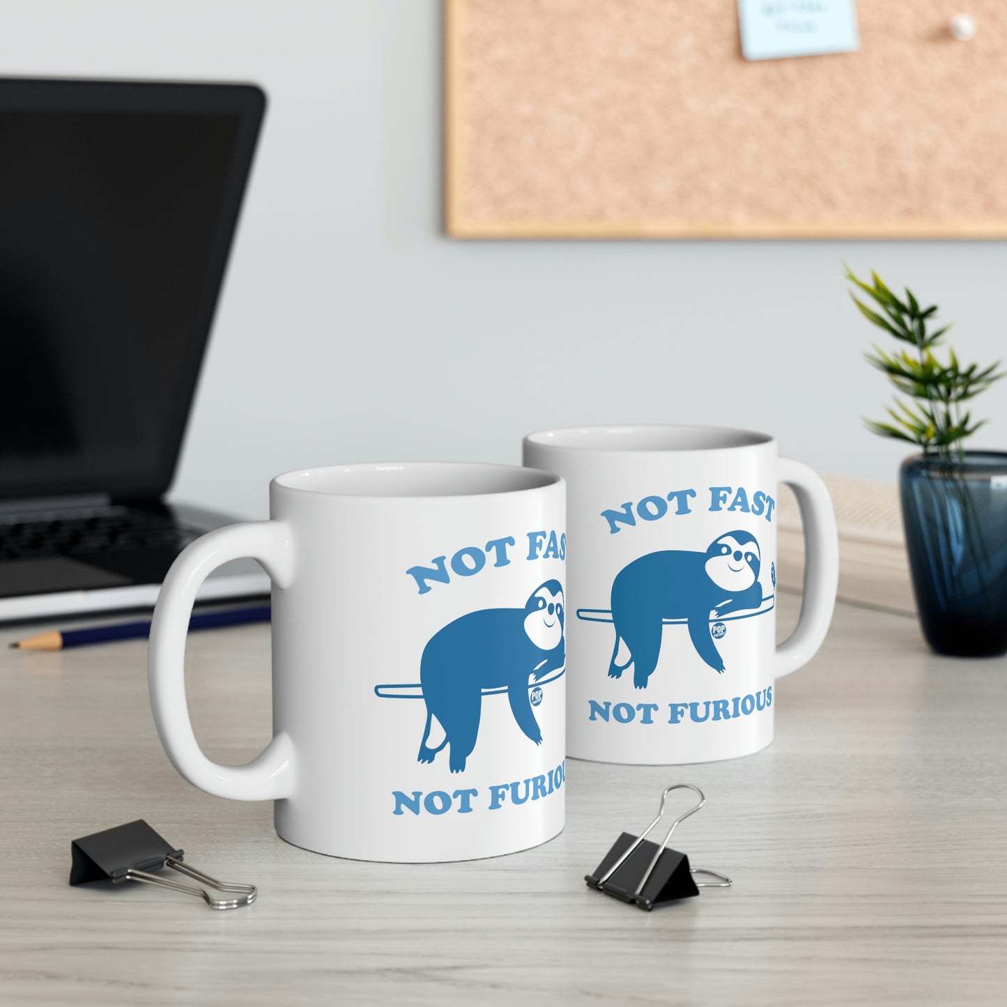 NOT FAST NOT FURIOUS SLOTH COFFEE MUG