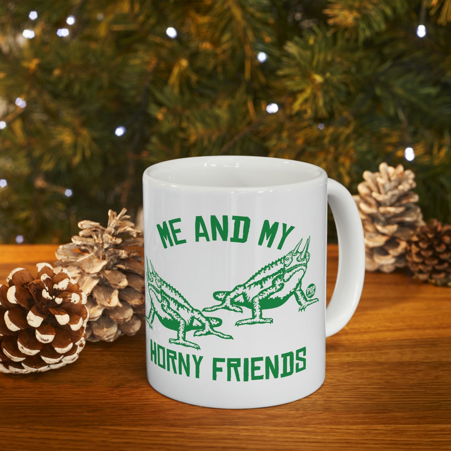 HORNY FRIENDS HORNED TOAD COFFEE MUG
