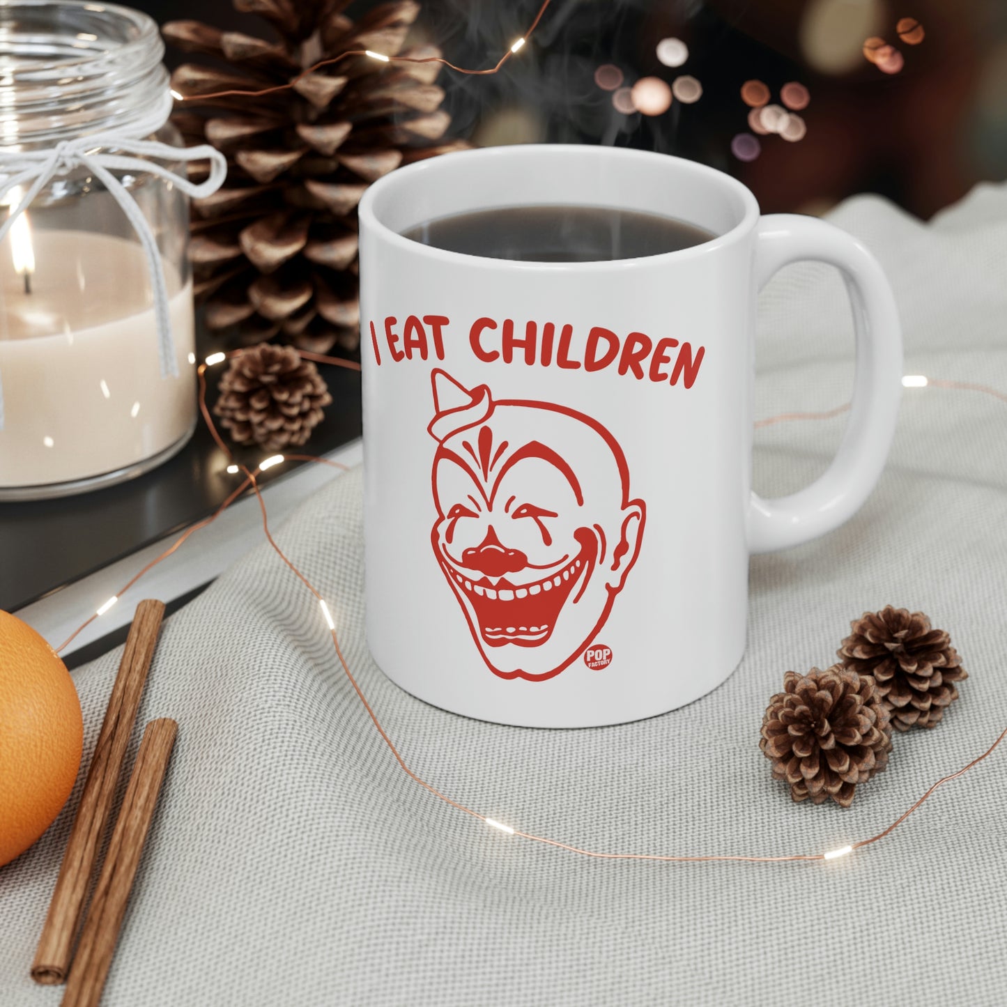 I EAT CHILDREN COFFEE MUG