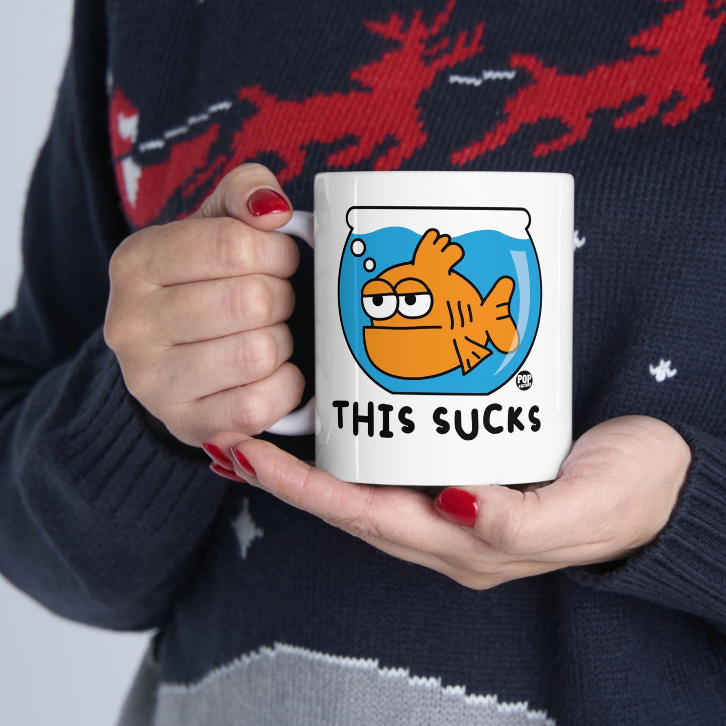 This Sucks Goldfish Mug