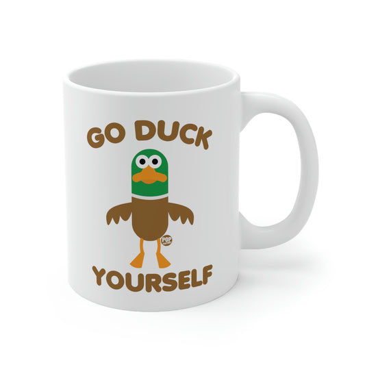 GO DUCK YOURSELF COFFEE MUG