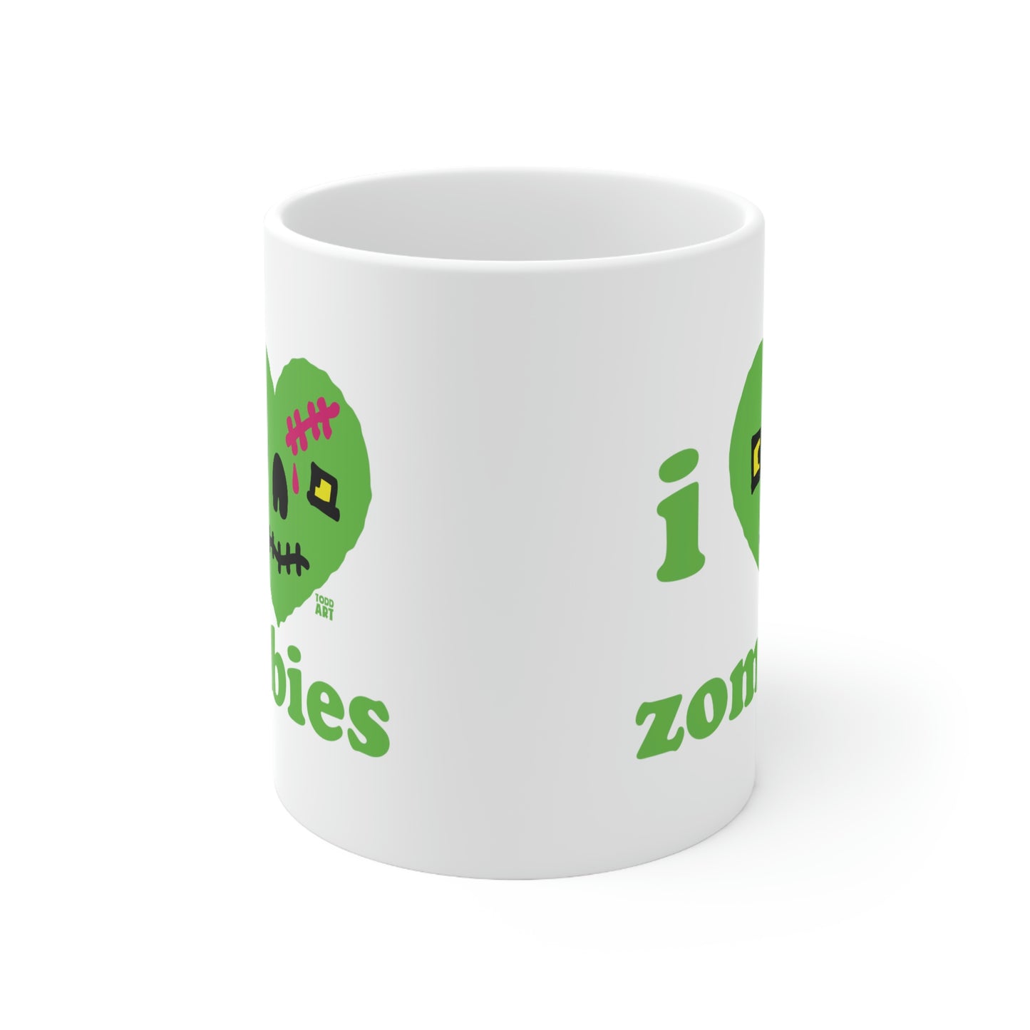 I LOVE ZOMBIES COFFEE MUG