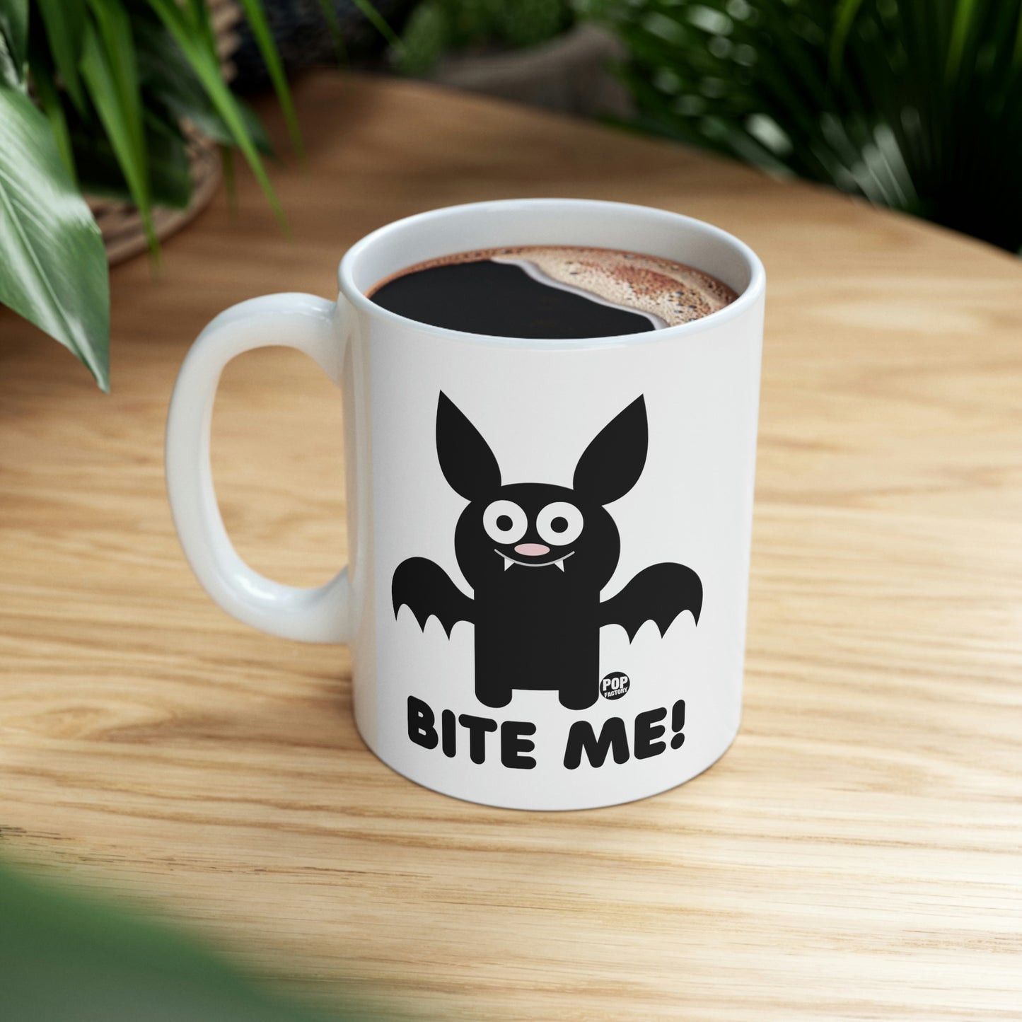 BITE ME BAT COFFEE MUG