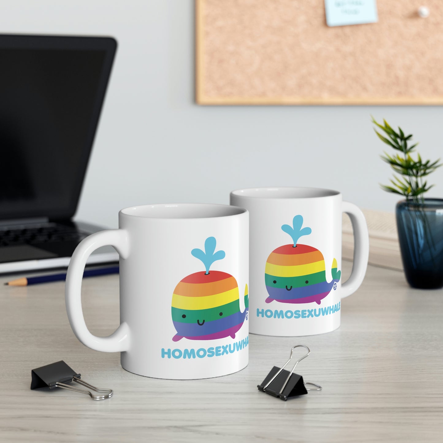 HOMOSEXUWHALE COFFEE MUG