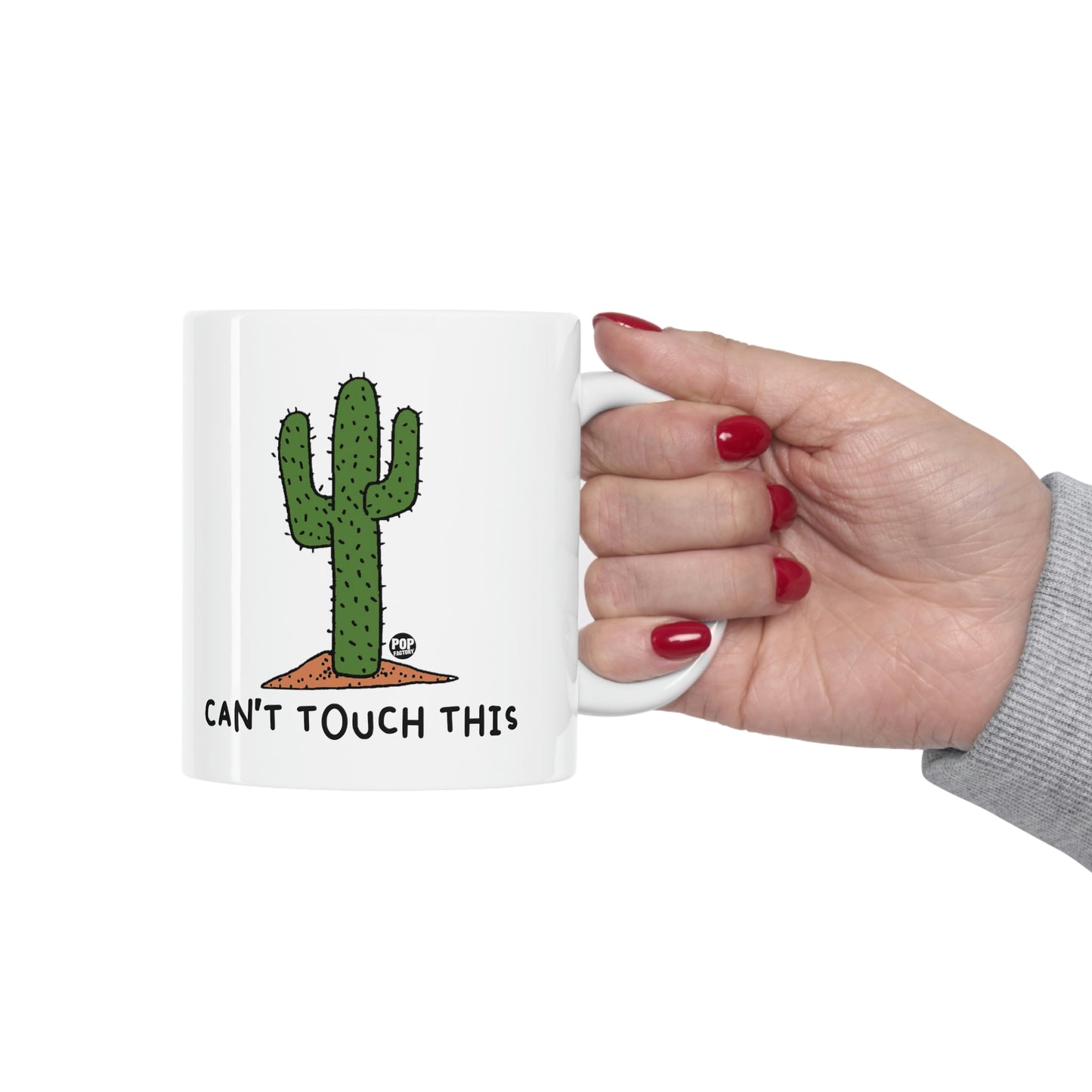 CAN'T TOUCH THIS CACTUS COFFEE MUG