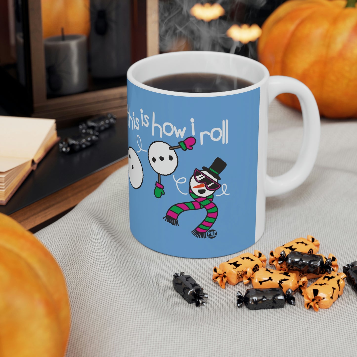 This is How I Roll Snowman Coffee Mug