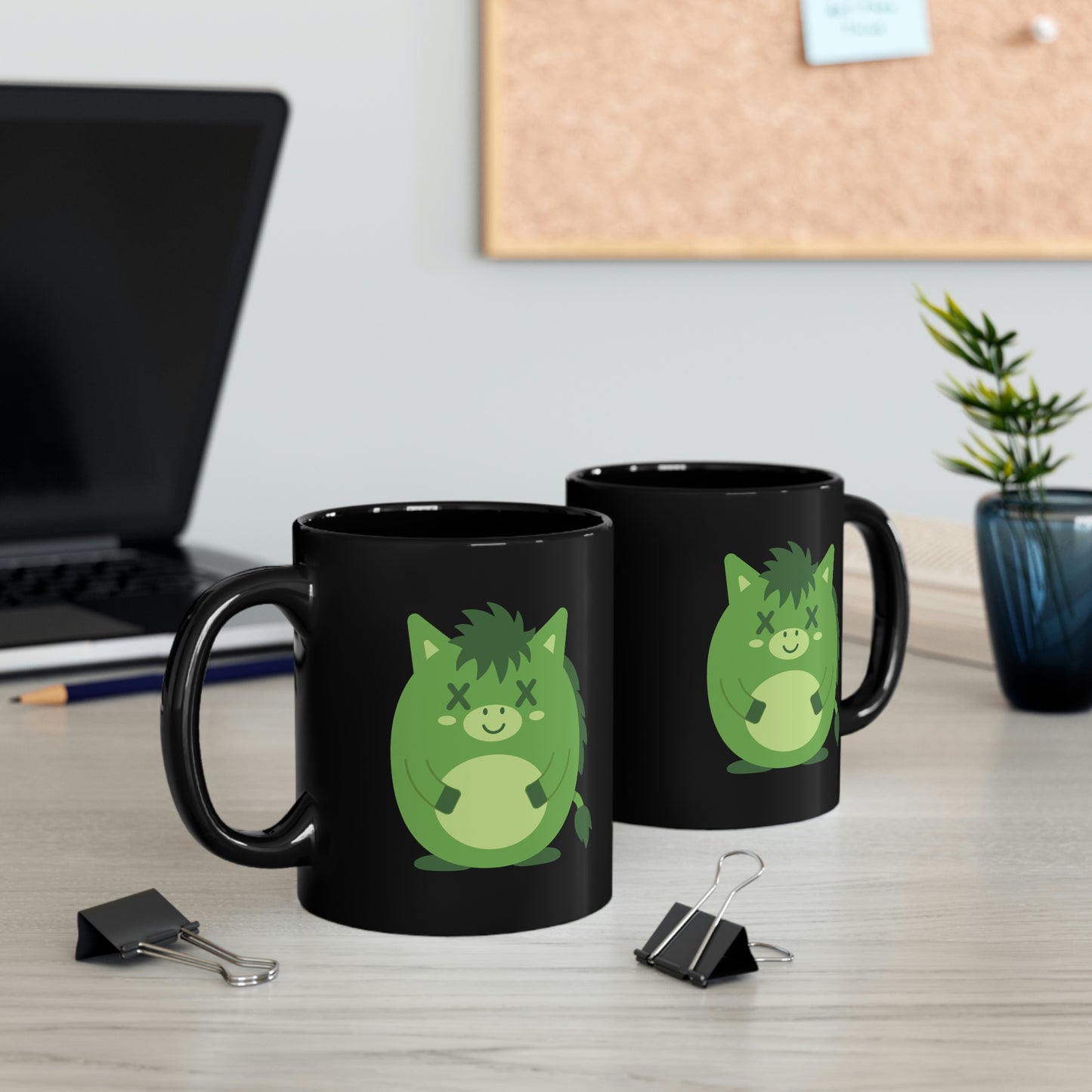 DEADIMALS HORSE COFFEE MUG - Halloween Edition