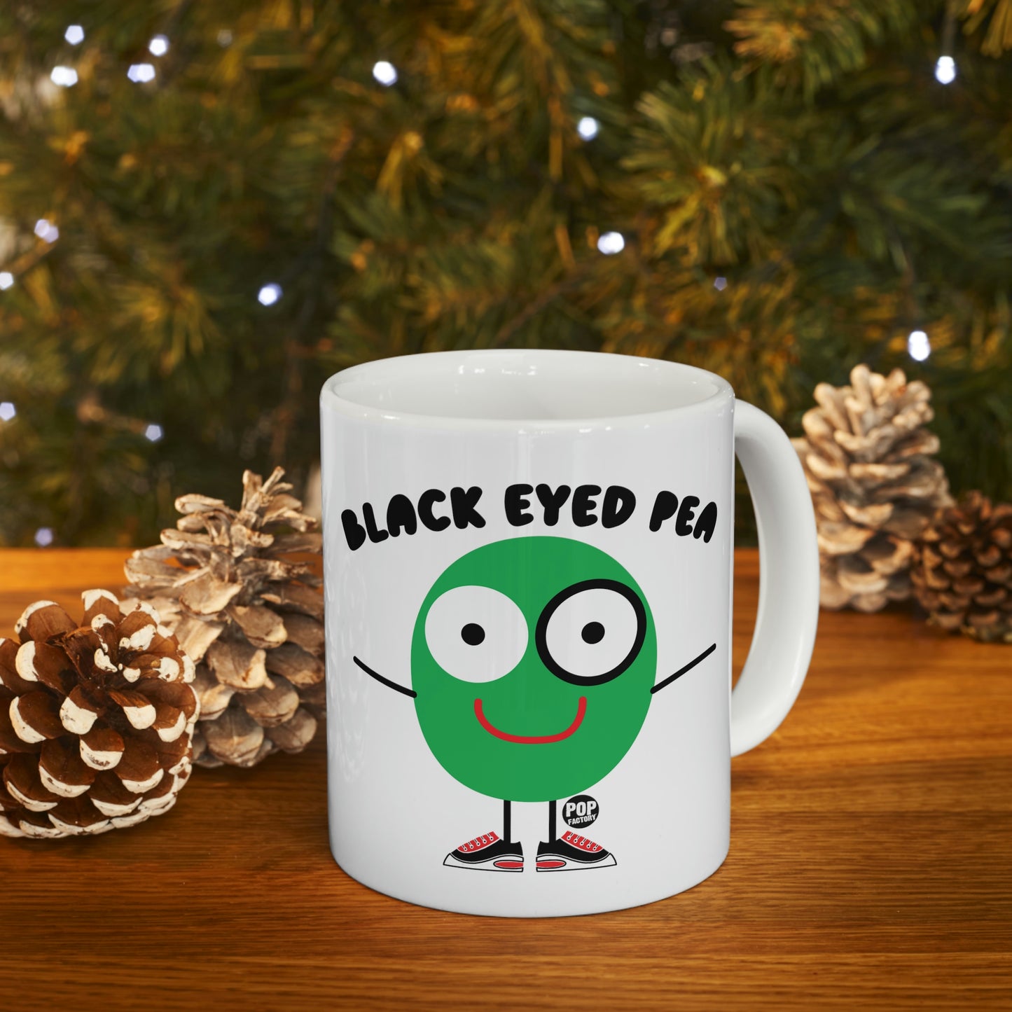 BLACK EYED PEA COFFEE MUG