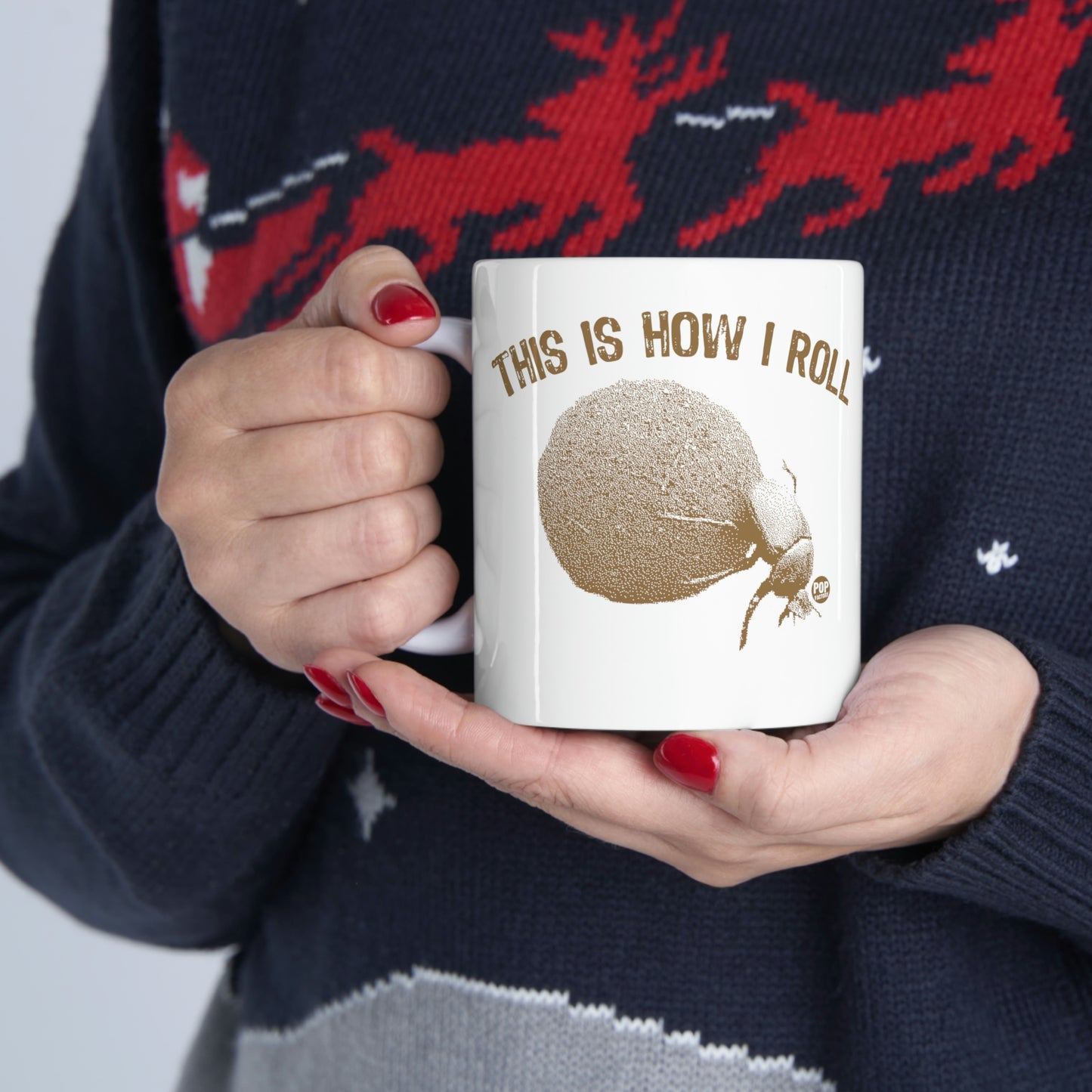 This is How I Roll Dung Beetle Coffee Mug