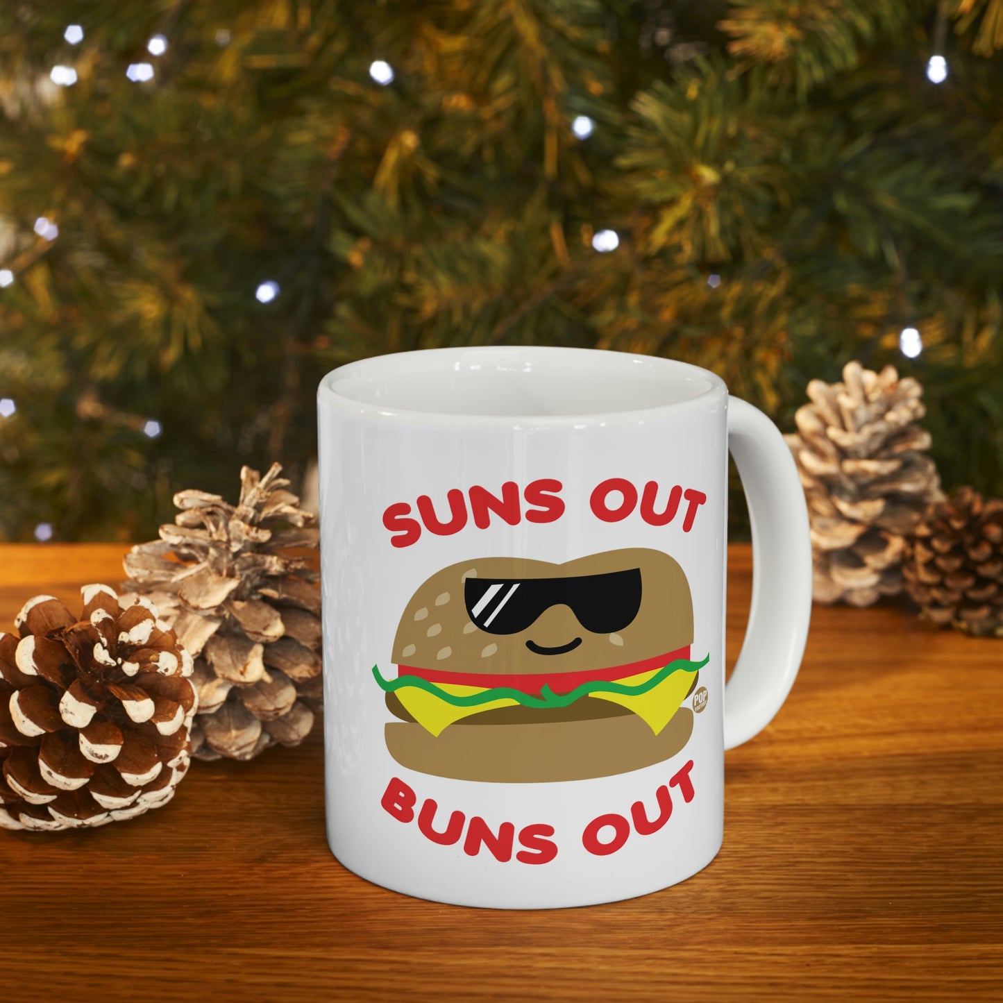 Suns Out Buns Out Burger Mug