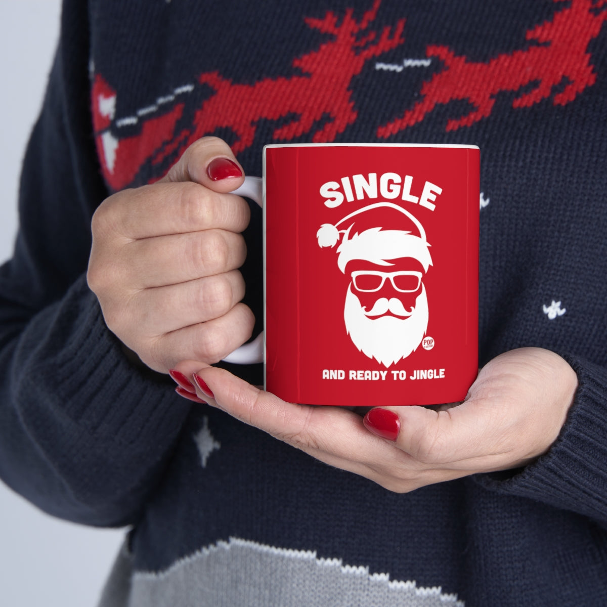 Single Ready Jingle Santa Mug