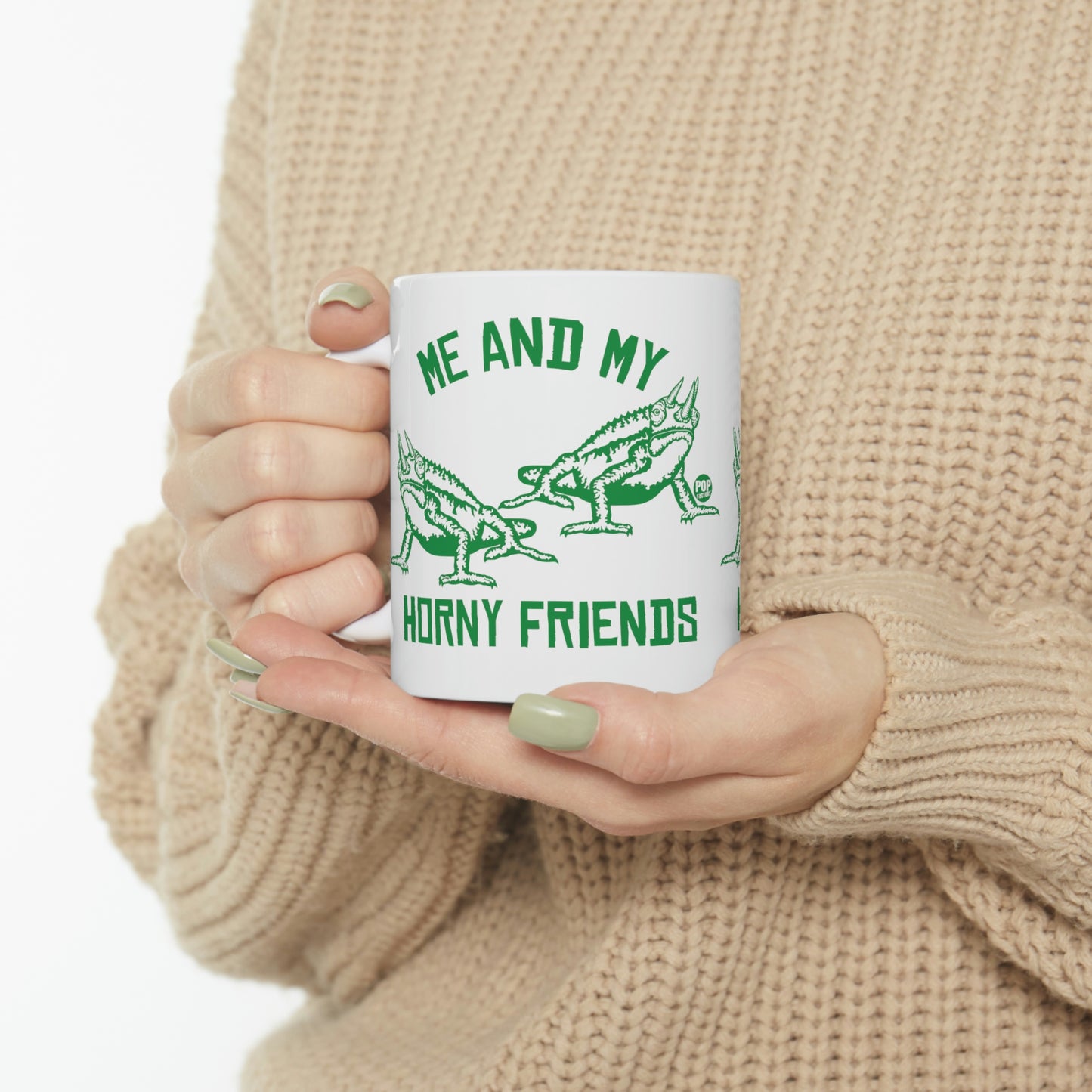 HORNY FRIENDS HORNED TOAD COFFEE MUG