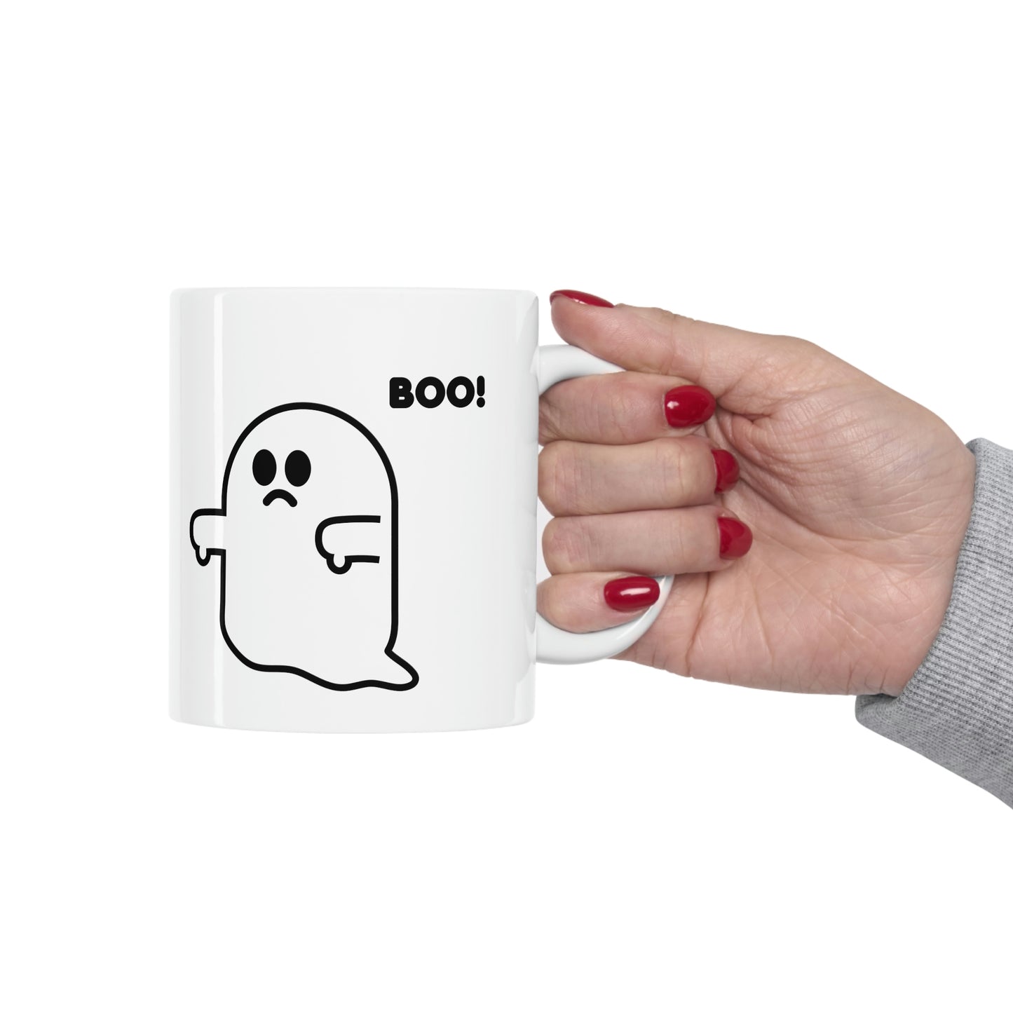 BOO GHOST COFFEE MUG