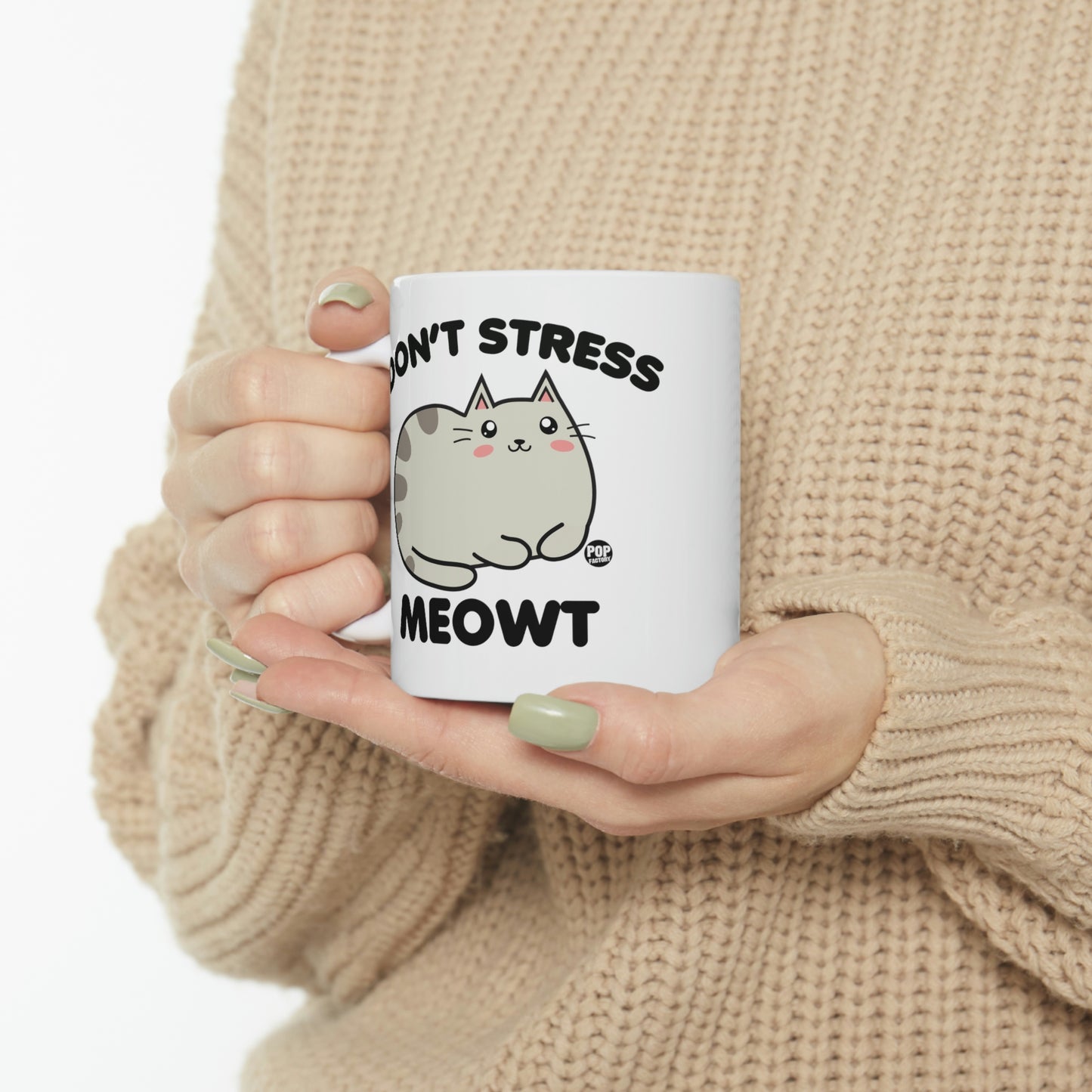 DON'T STRESS MEOWT COFFEE MUG