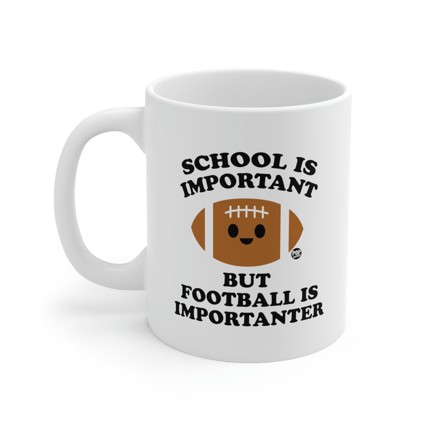 School is Important but Football is Importanter Coffee Mug