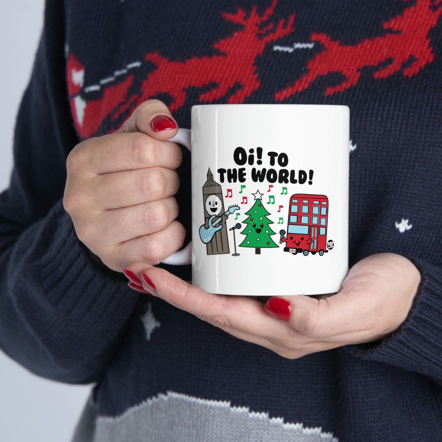 Uk - Oi To The World Xmas Mug