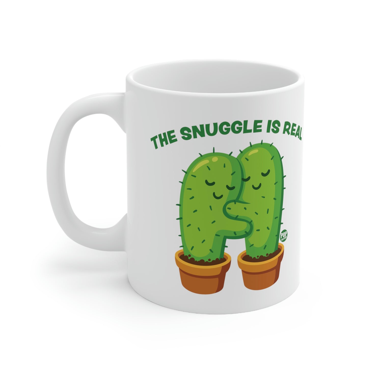 Snuggle Is Real Cactus Mug