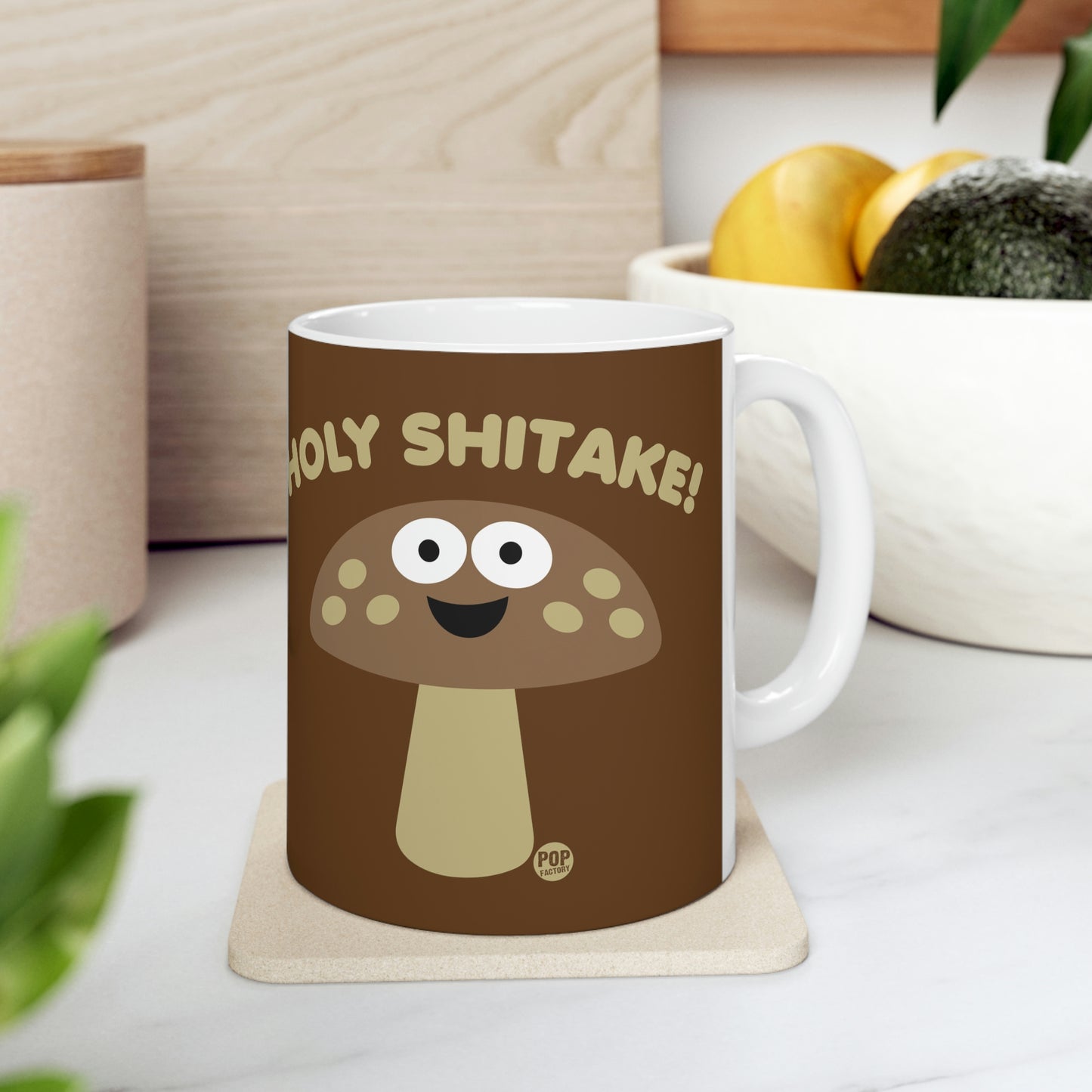 HOLY SHITAKE COFFEE MUG