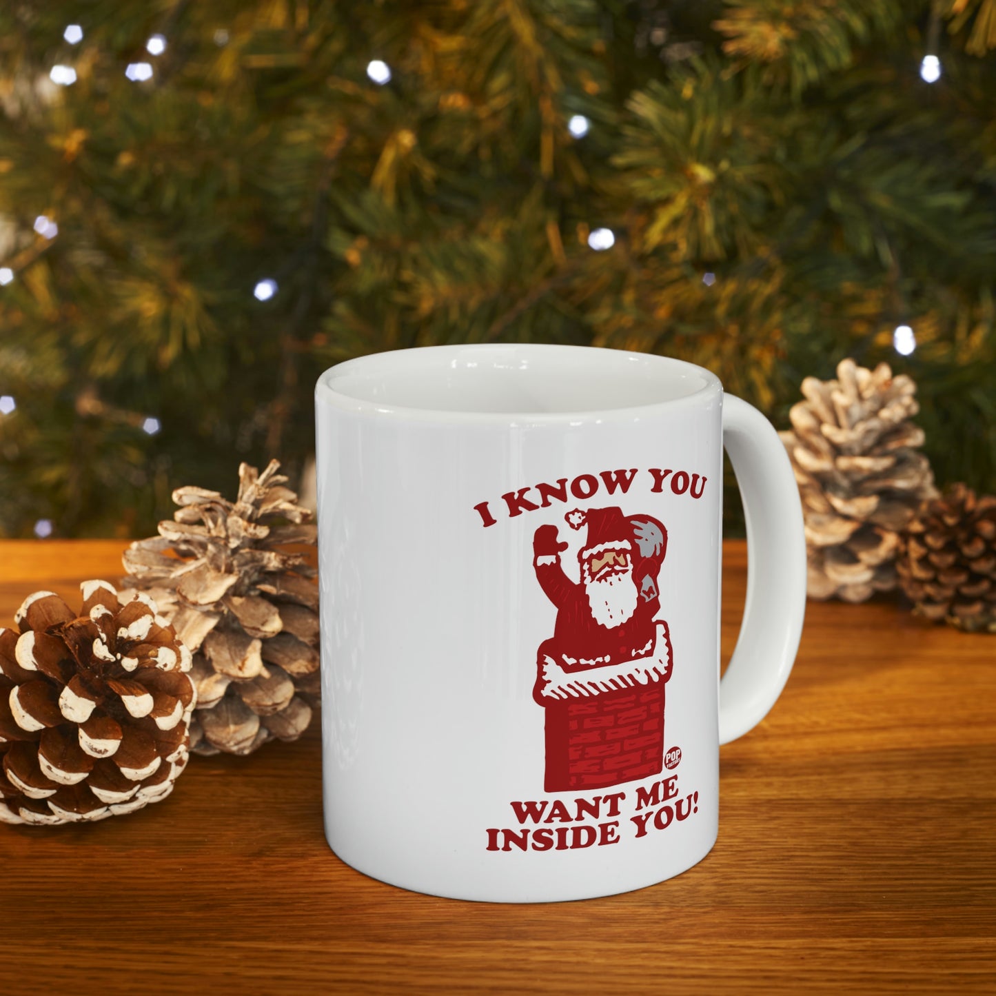 Santa Inside You Chimney Mug