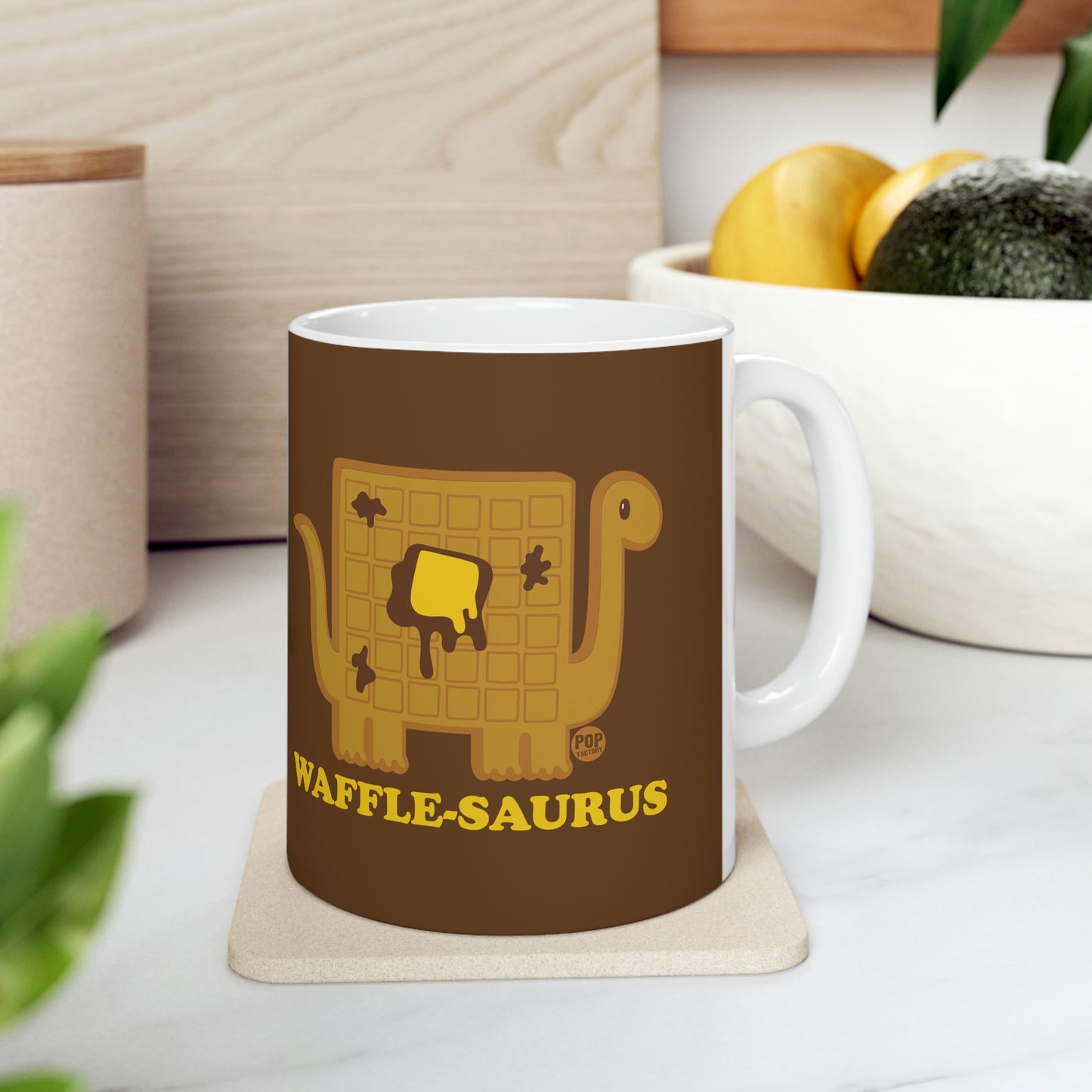 Waffle Saurus Mug