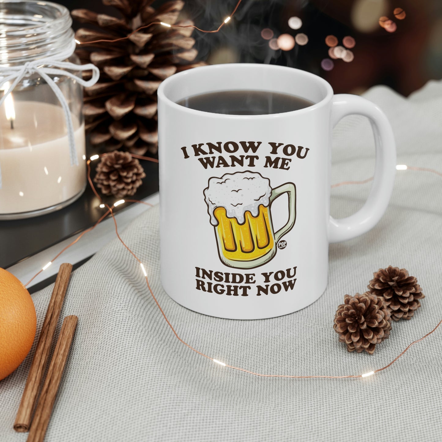 Want You Inside Me Beer Mug