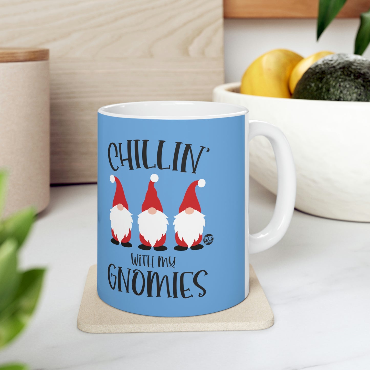 CHILLIN WITH MY GNOMIES XMAS COFFEE MUG