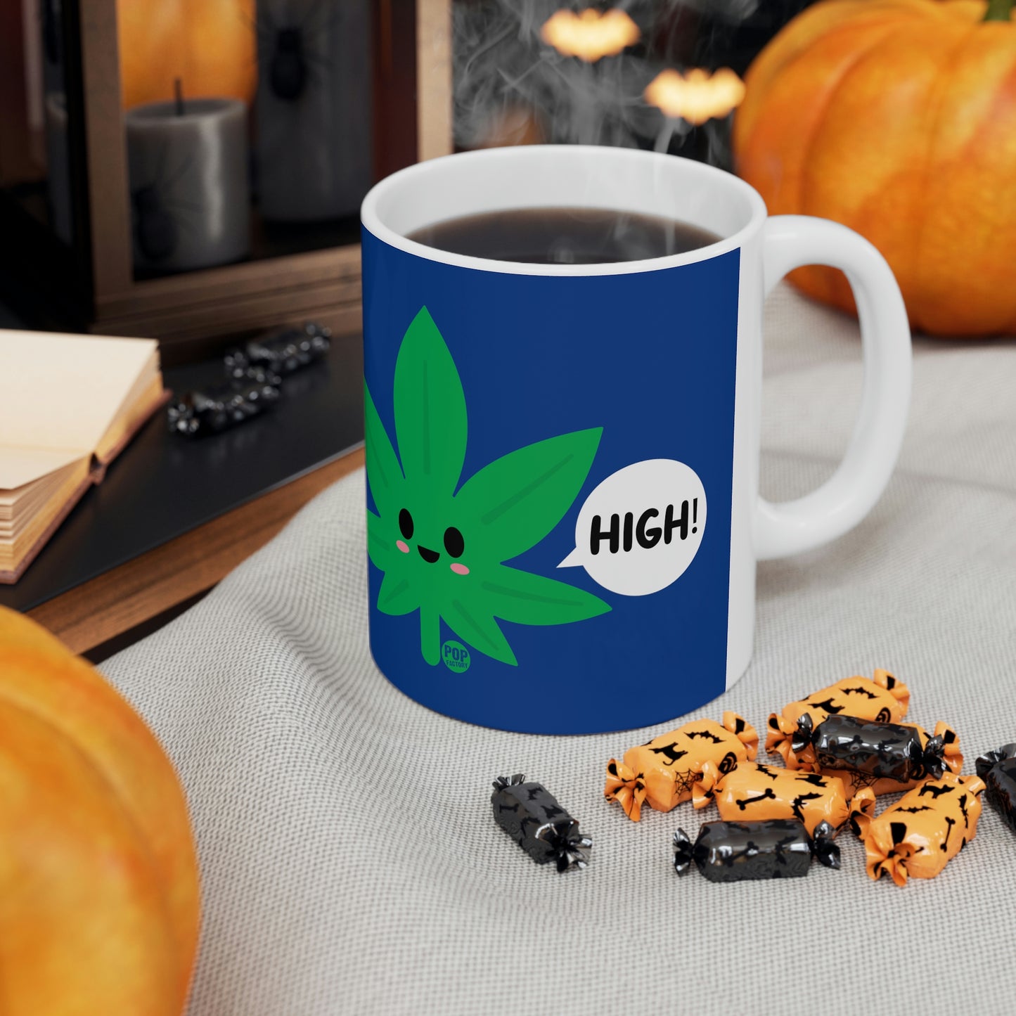 HIGH POT LEAF COFFEE MUG