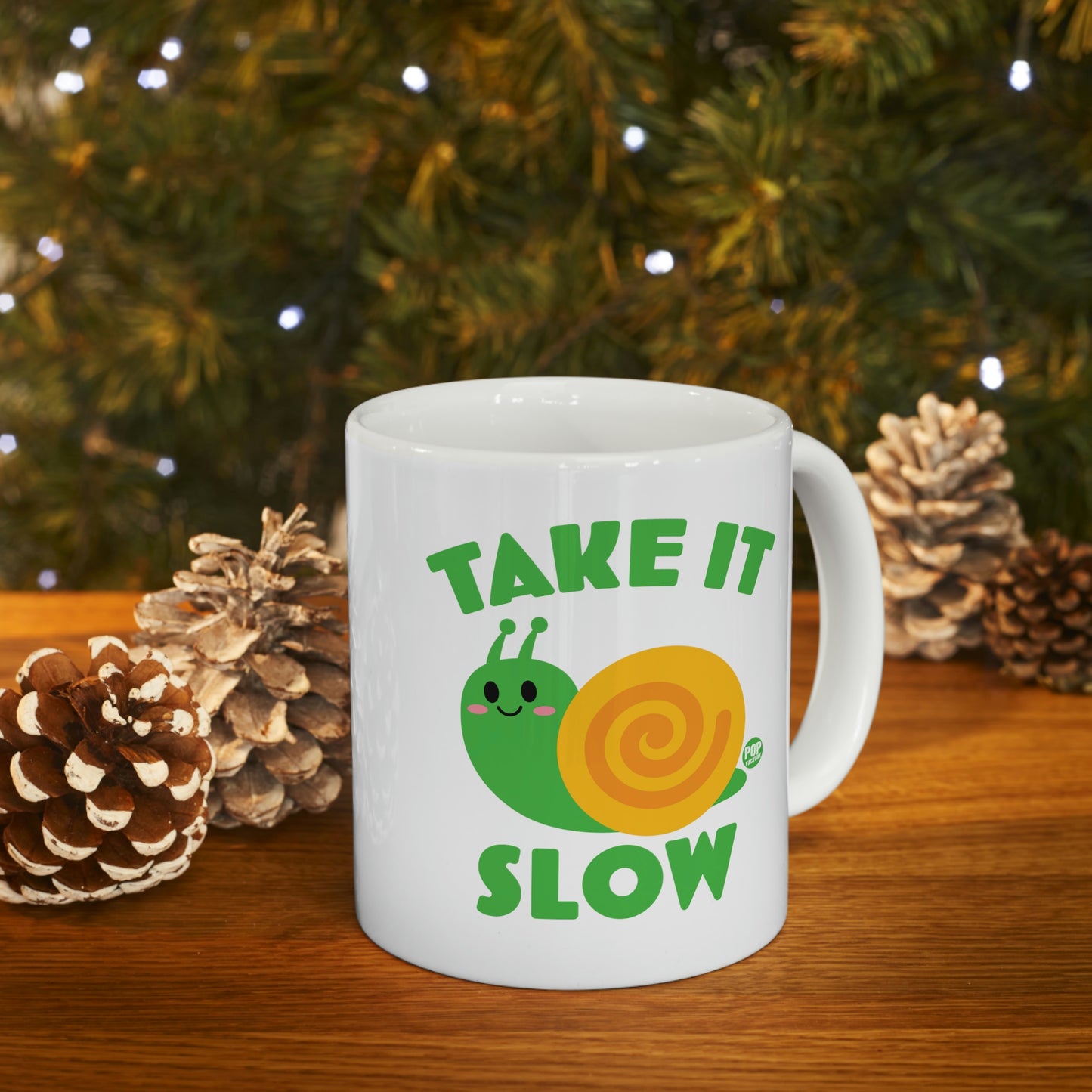 Take It Slow Snail Mug